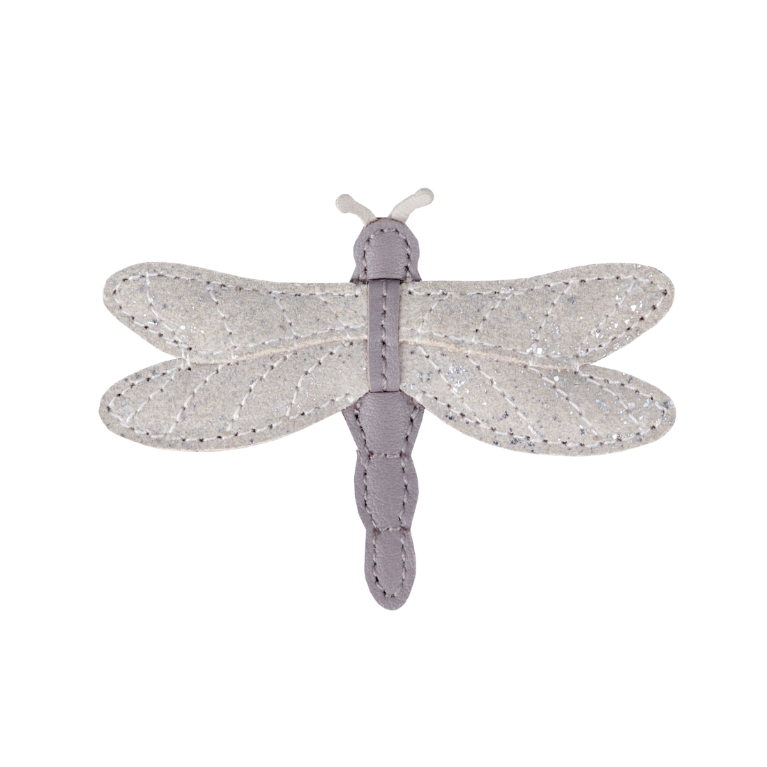 Zaza Sky Hairclip | Libelle | Lilac Metallic Suede