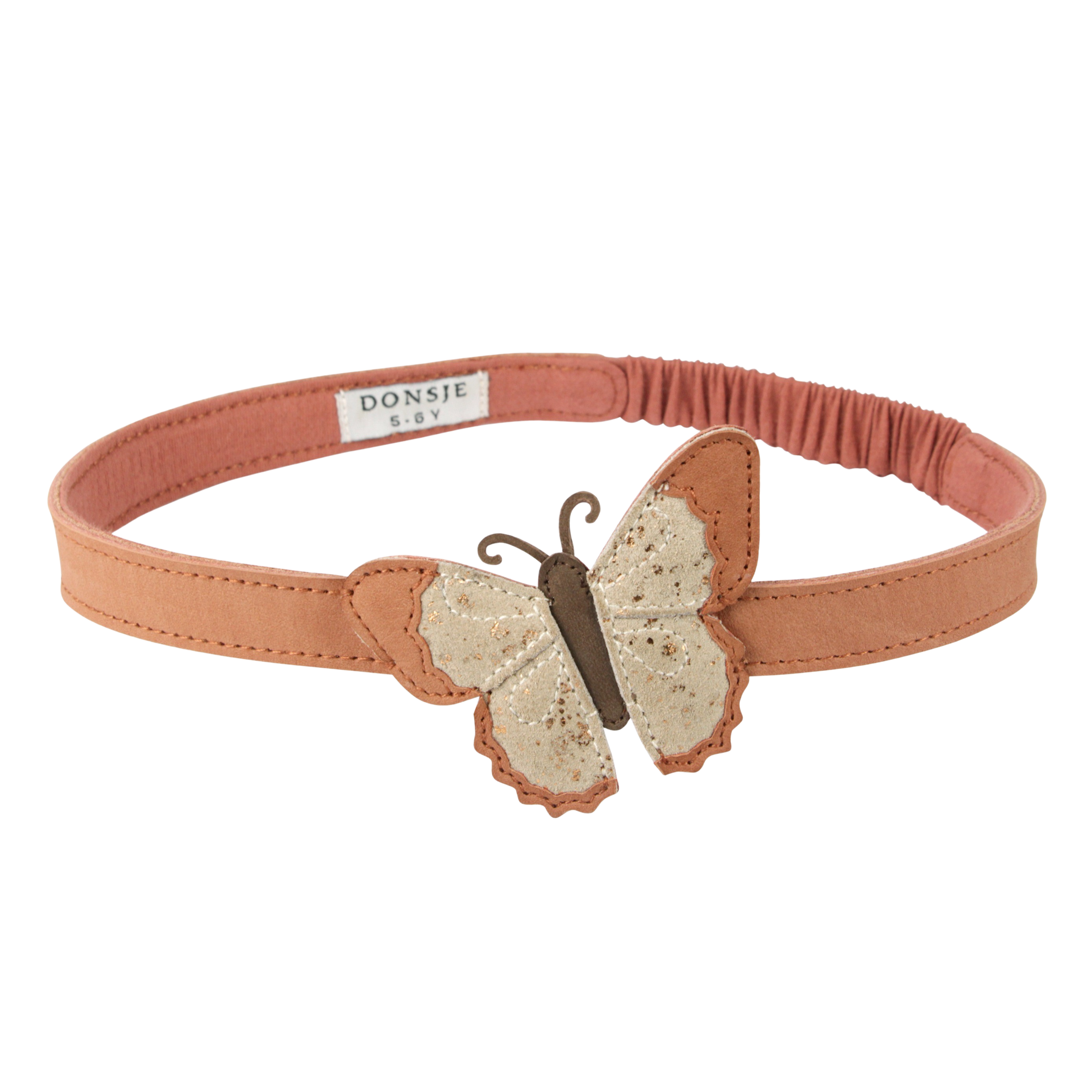 Zaza Headband | Papillon | Walnut Nubuck