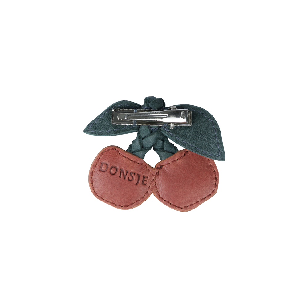Nanoe Fruit Hair Tie | Cherry | Scarlet Classic Leather