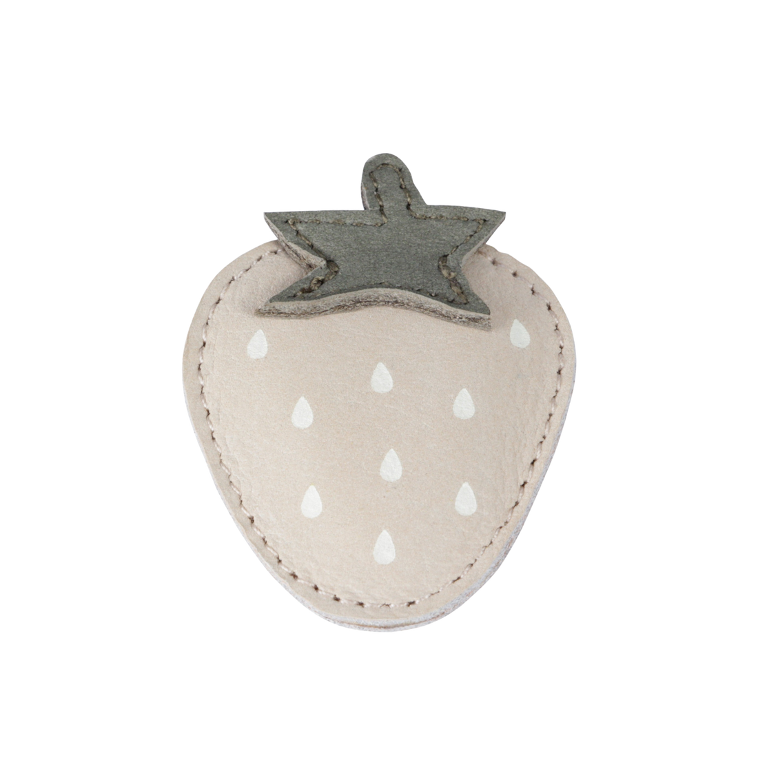 Nanoe Fruit Hairclip | Strawberry | Powder Nubuck