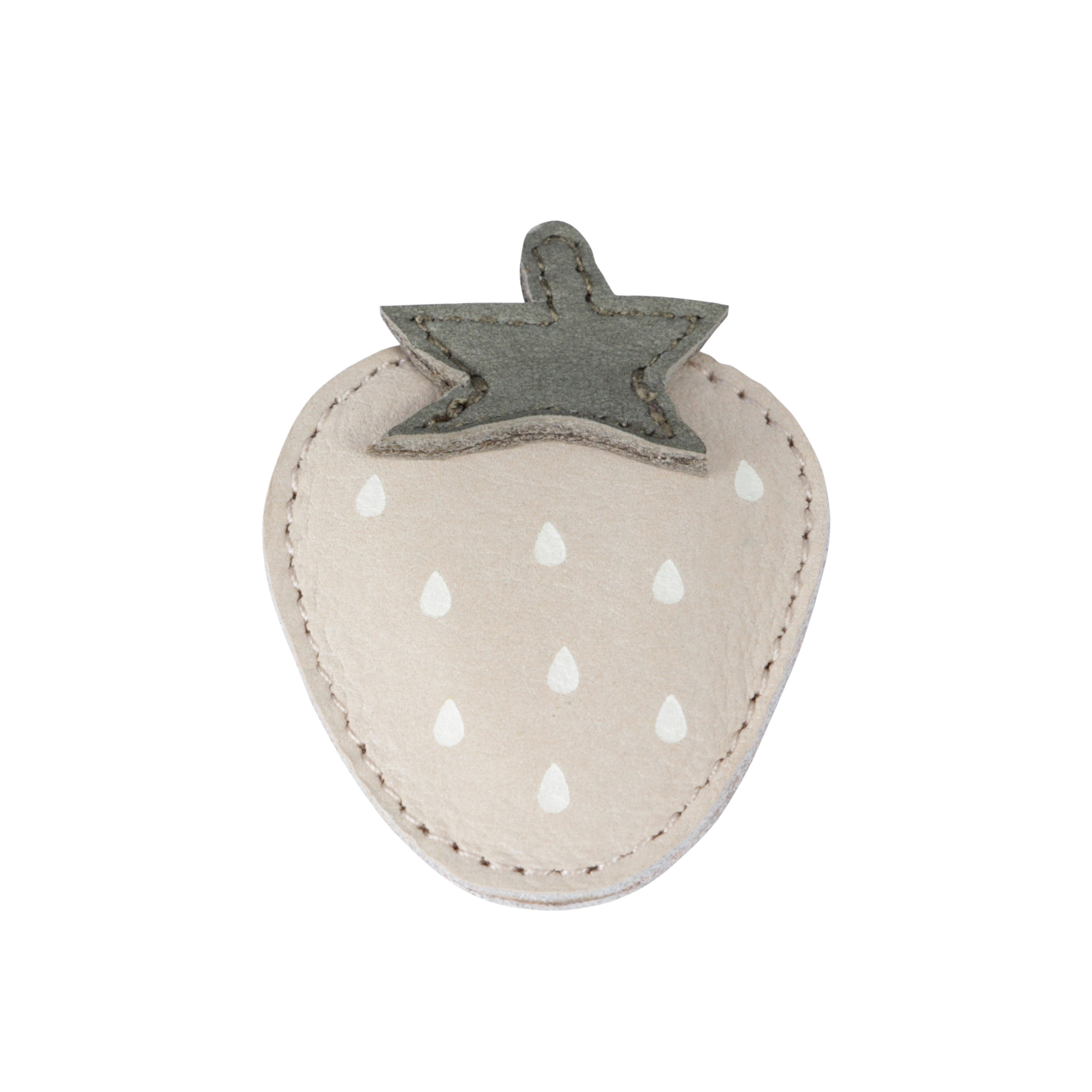 Nanoe Fruit Hairclip | Strawberry | Powder Nubuck