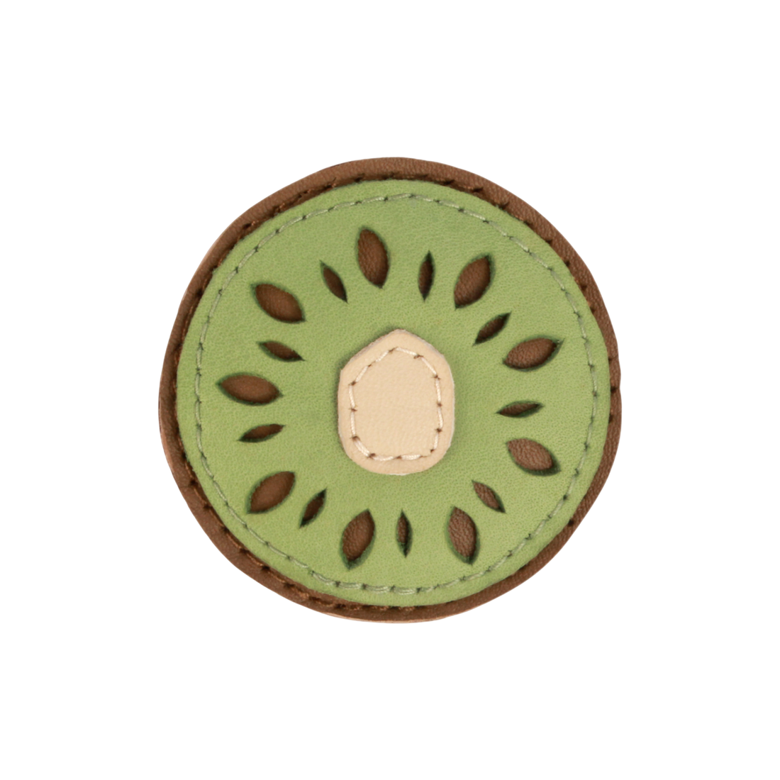 Nanoe Fruit Hairclip | Kiwi | Light Olive Nubuck