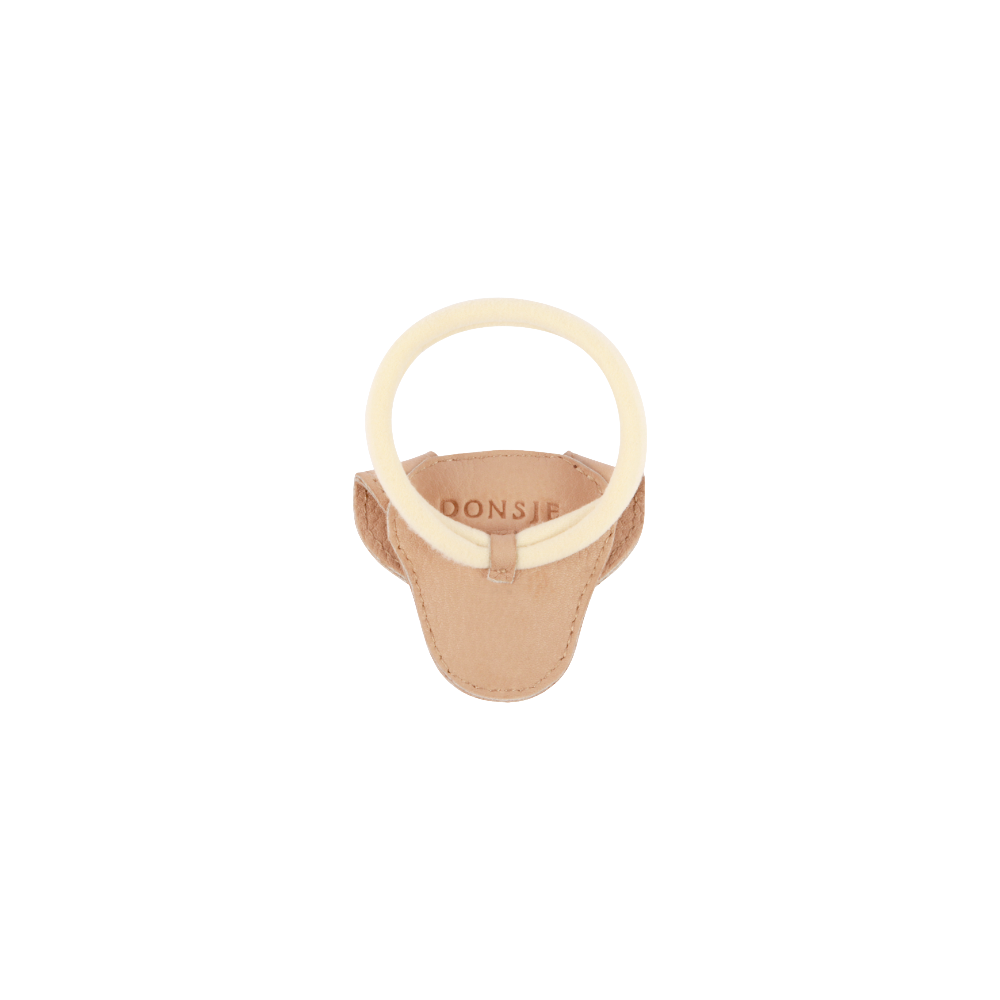 Qosy Classic Hair Tie | Dog | Light Rust Leather