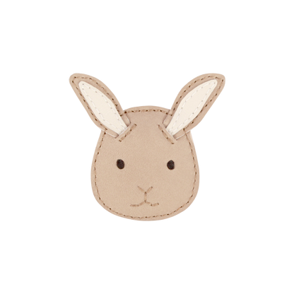 Josy Classic Hairclip | Bunny | Taupe Nubuck