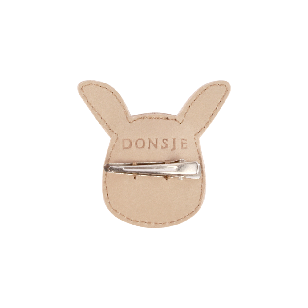 Josy Classic Hairclip | Bunny | Taupe Nubuck