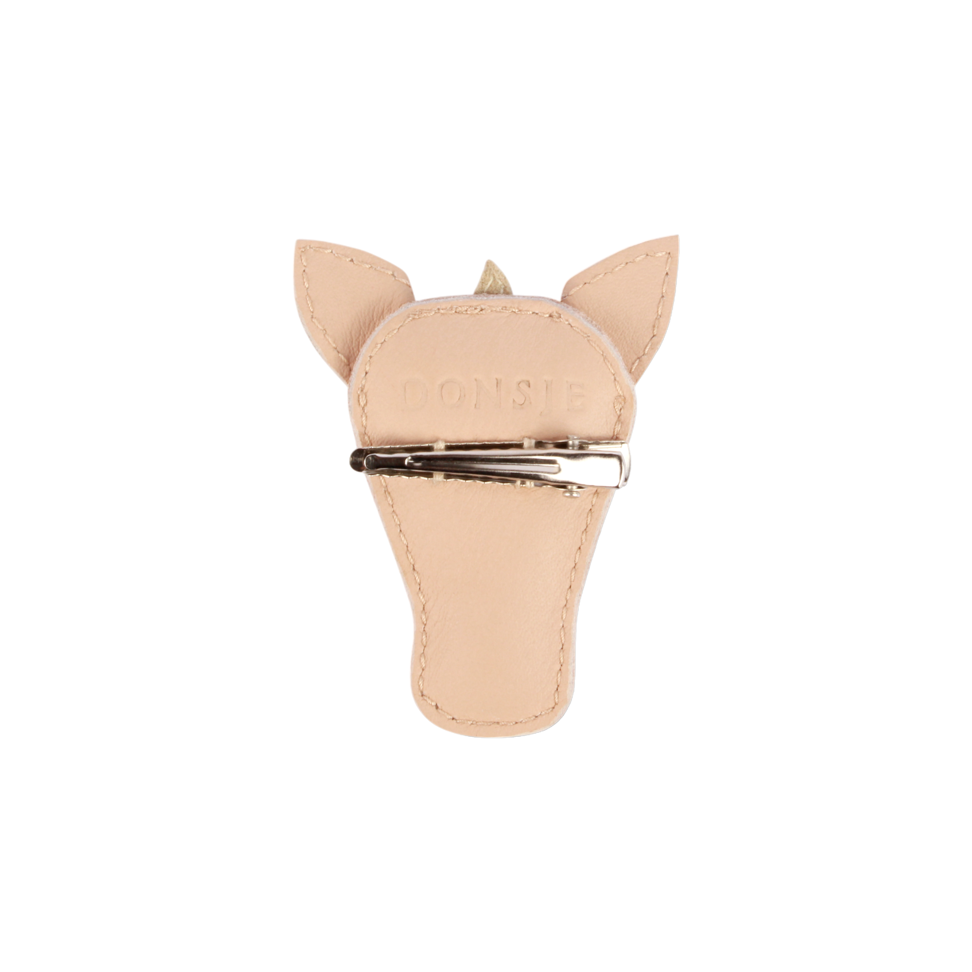 Josy Special Hairclip | Unicorn | Light Rose Leather