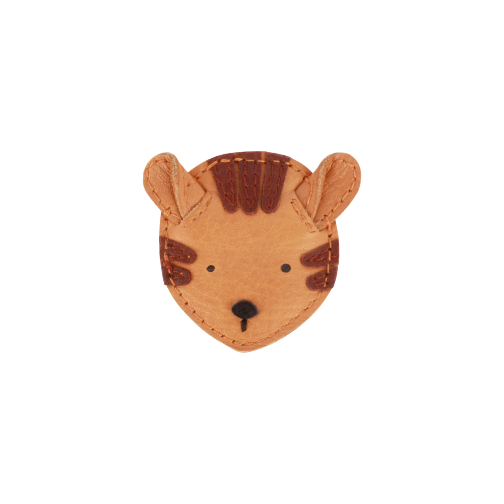 Josy Classic Hairclip | Tiger | Camel Classic Leather