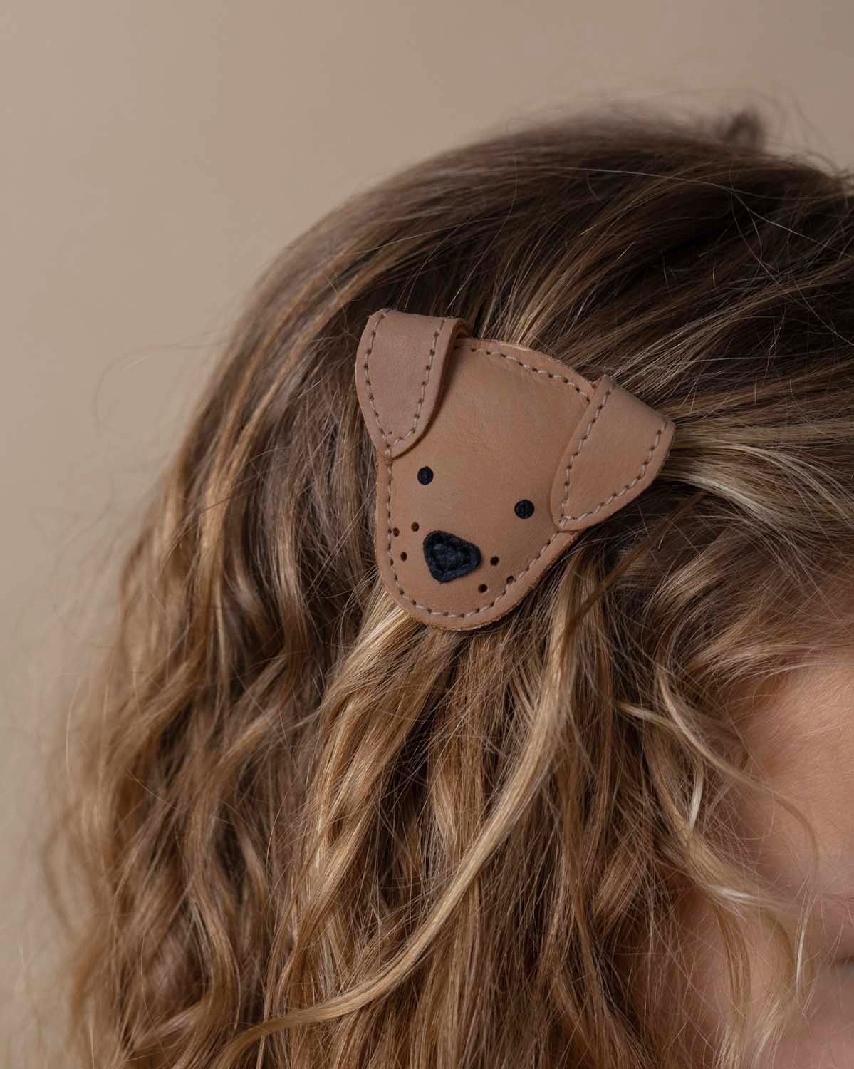 Josy Classic Hairclip | Dog | Truffle Nubuck