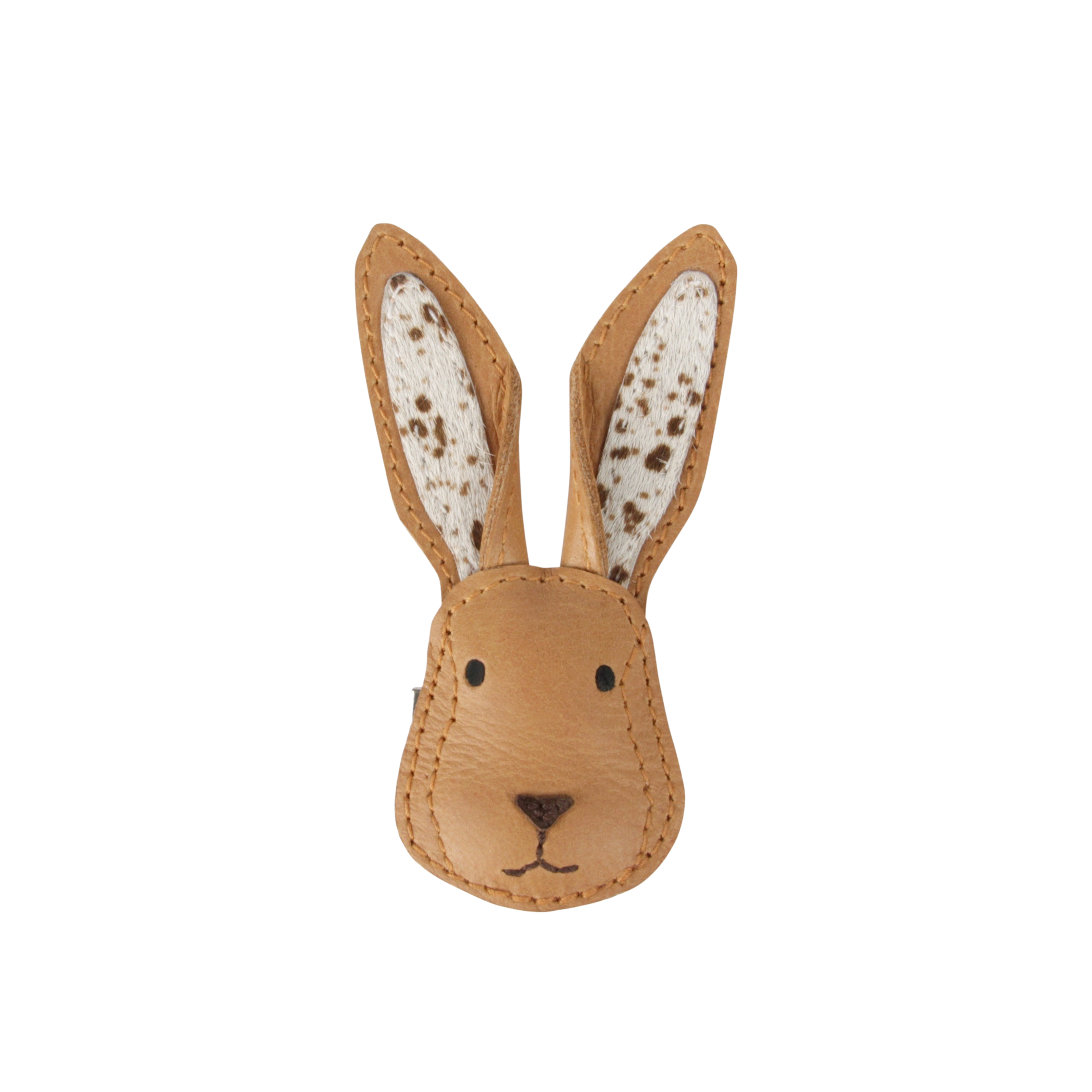 Josy Exclusive Hairclip | Hare | Camel Classic Leather