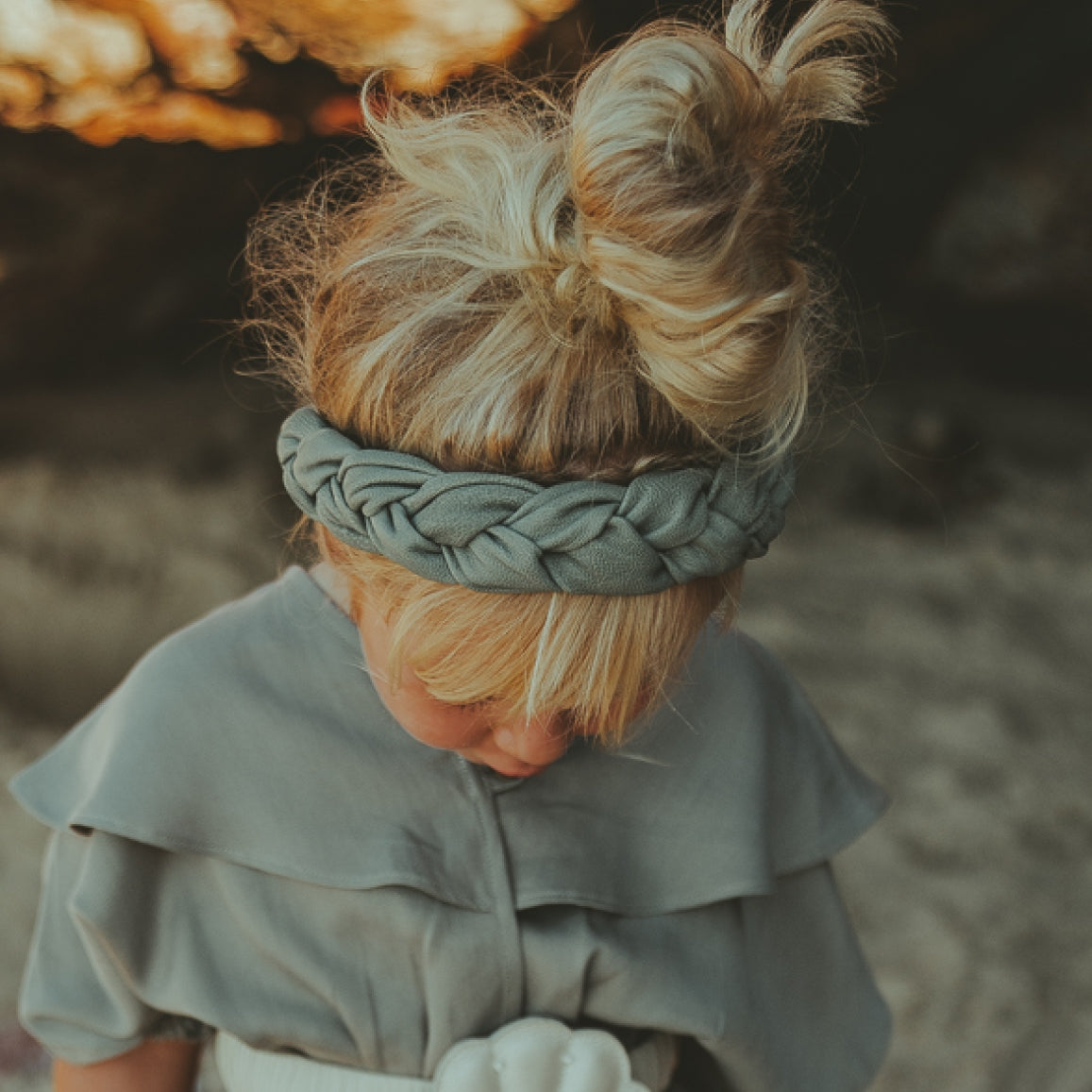 Senzay Headband | Jade Sheep Leather