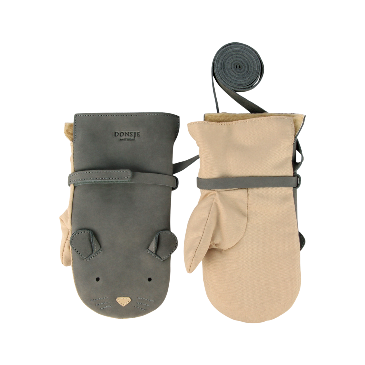 Kapi Mittens | Mouse | Grey Nubuck