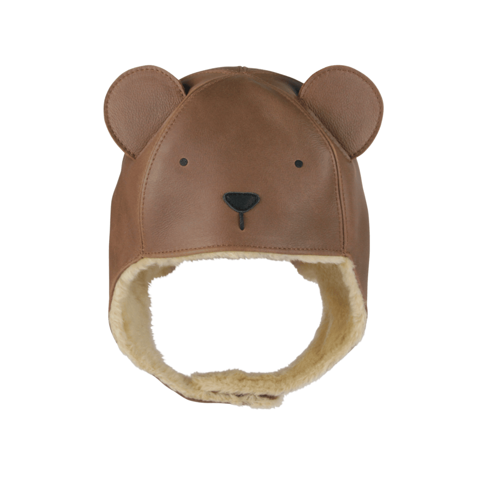 Kapi Classic Hat | Bear | Cognac Classic Leather