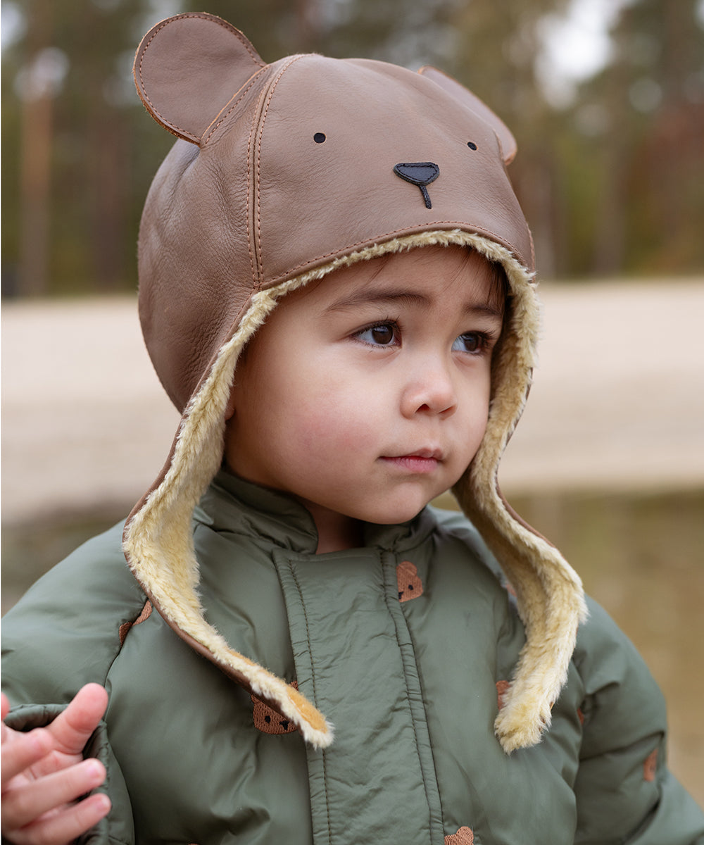 Kapi Classic Hat | Bear | Cognac Classic Leather