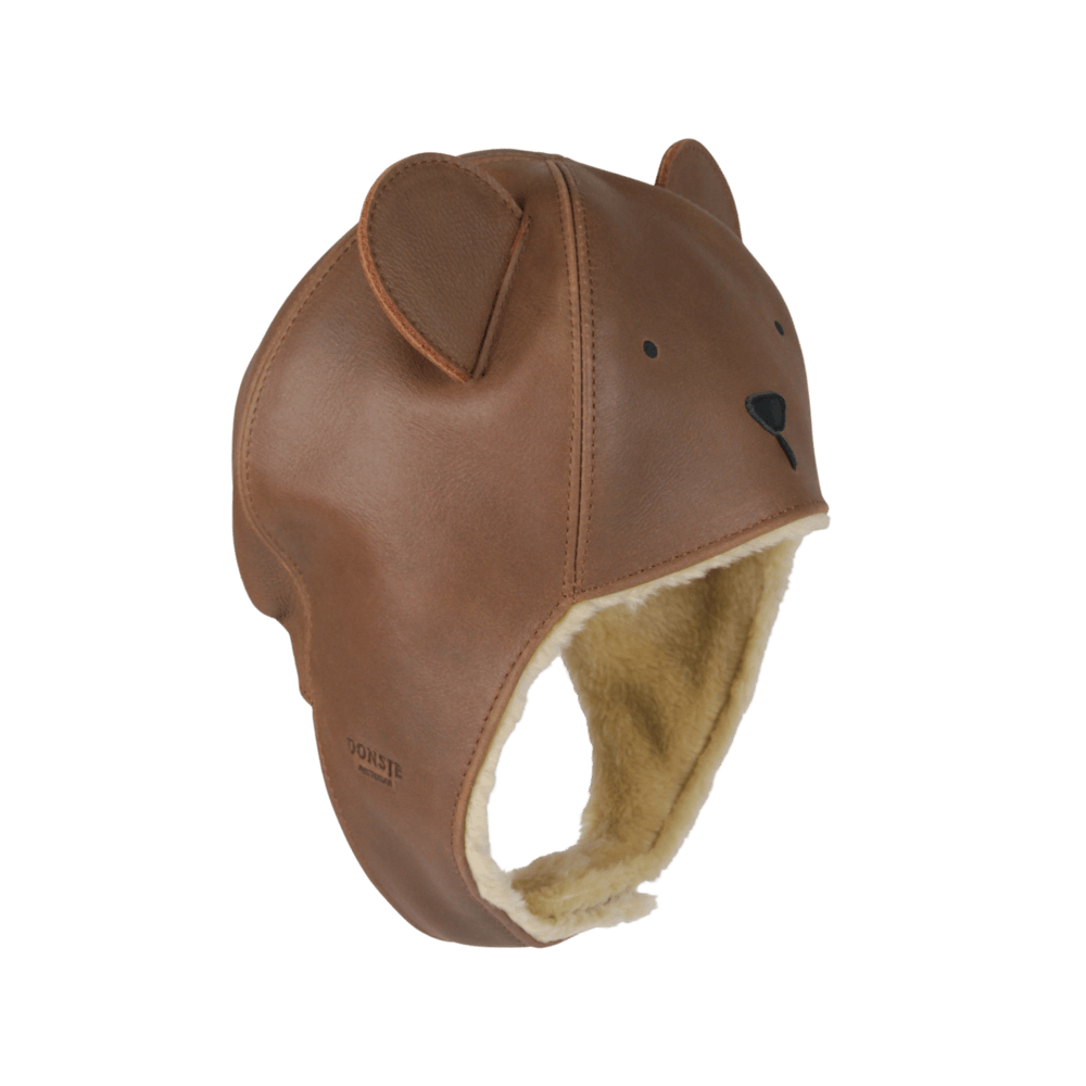 Kapi Classic Hat | Bear | Cognac Classic Leather