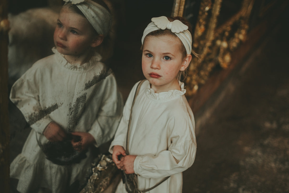 Wobi Headband | Off White Leather