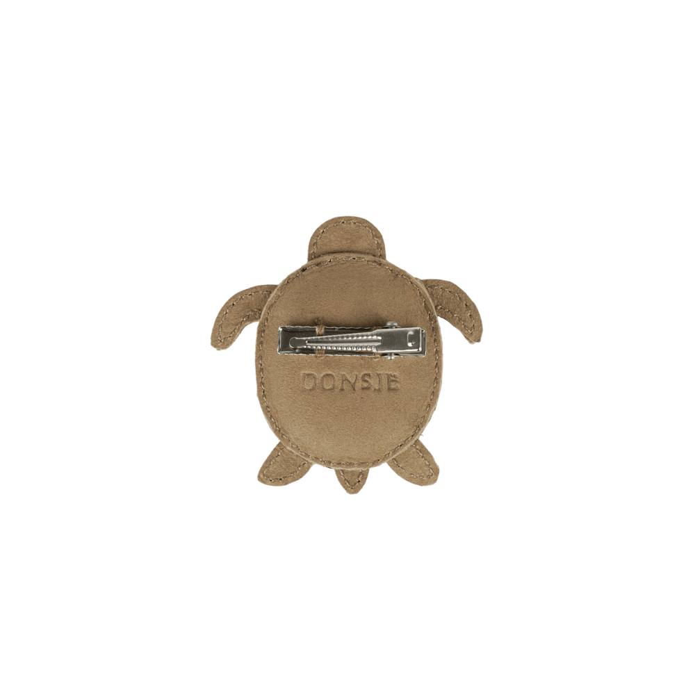 Gurt Hairclip | Turtle | Chocolate Nubuck