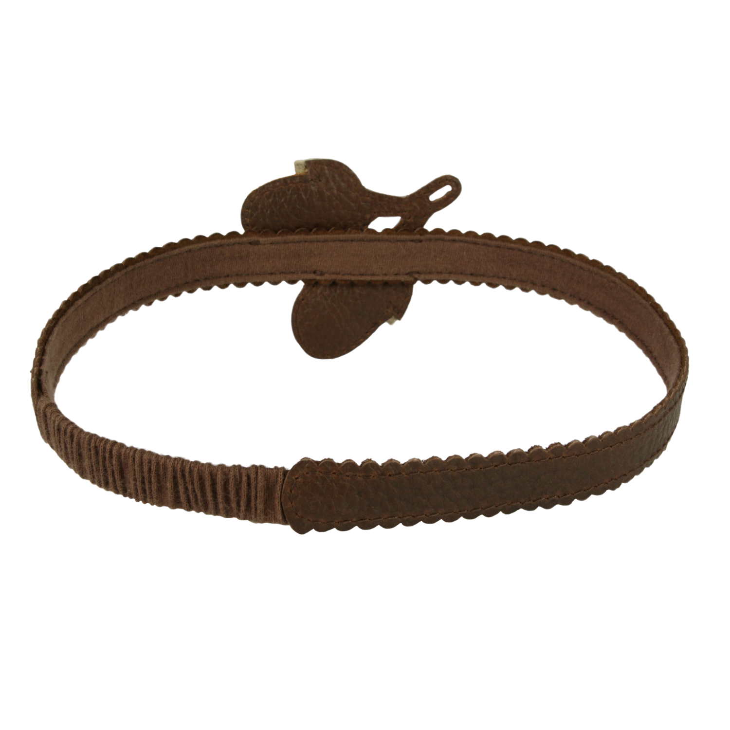 Wonda Headband | Acorn | Brown Grain Leather
