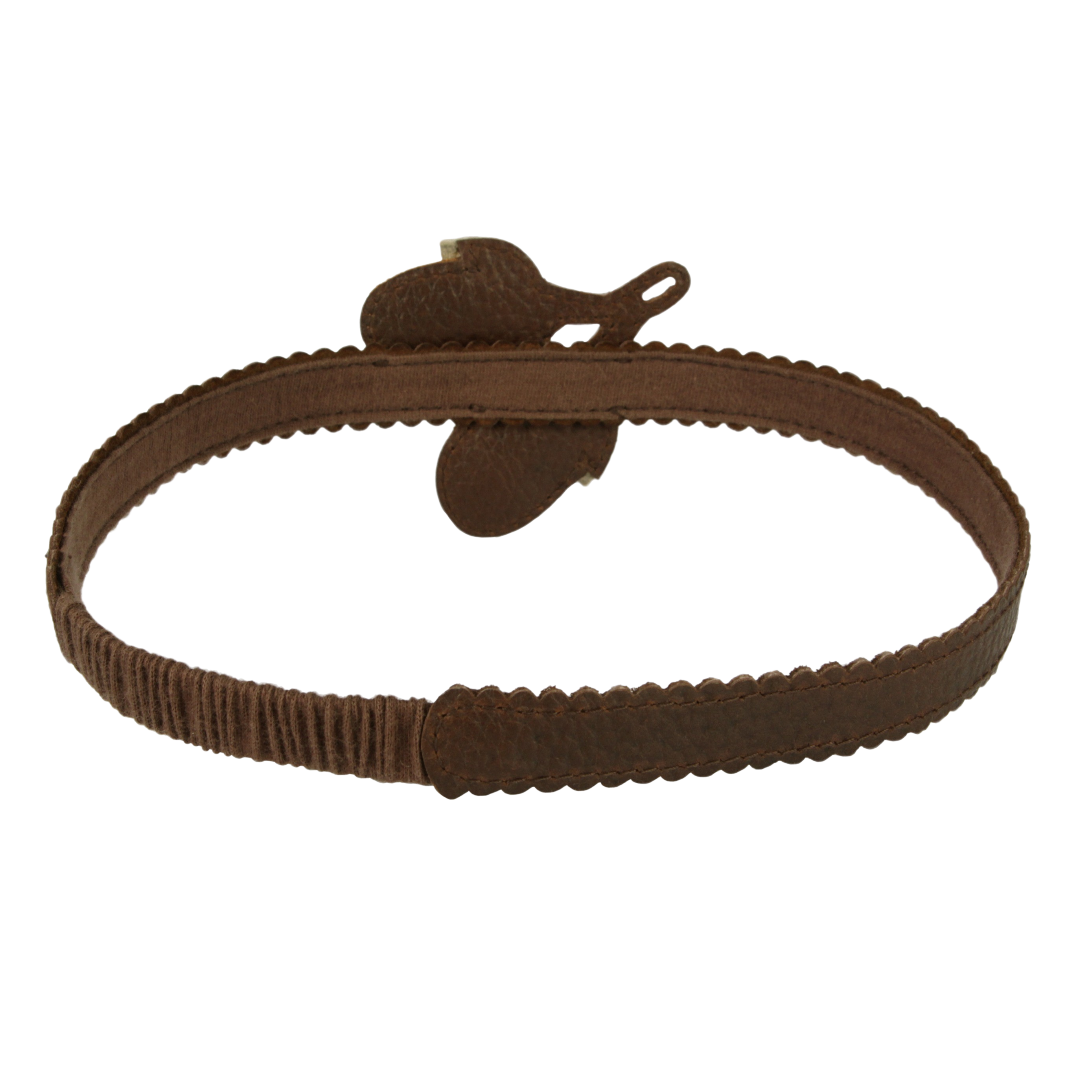 Wonda Headband | Acorn | Brown Grain Leather