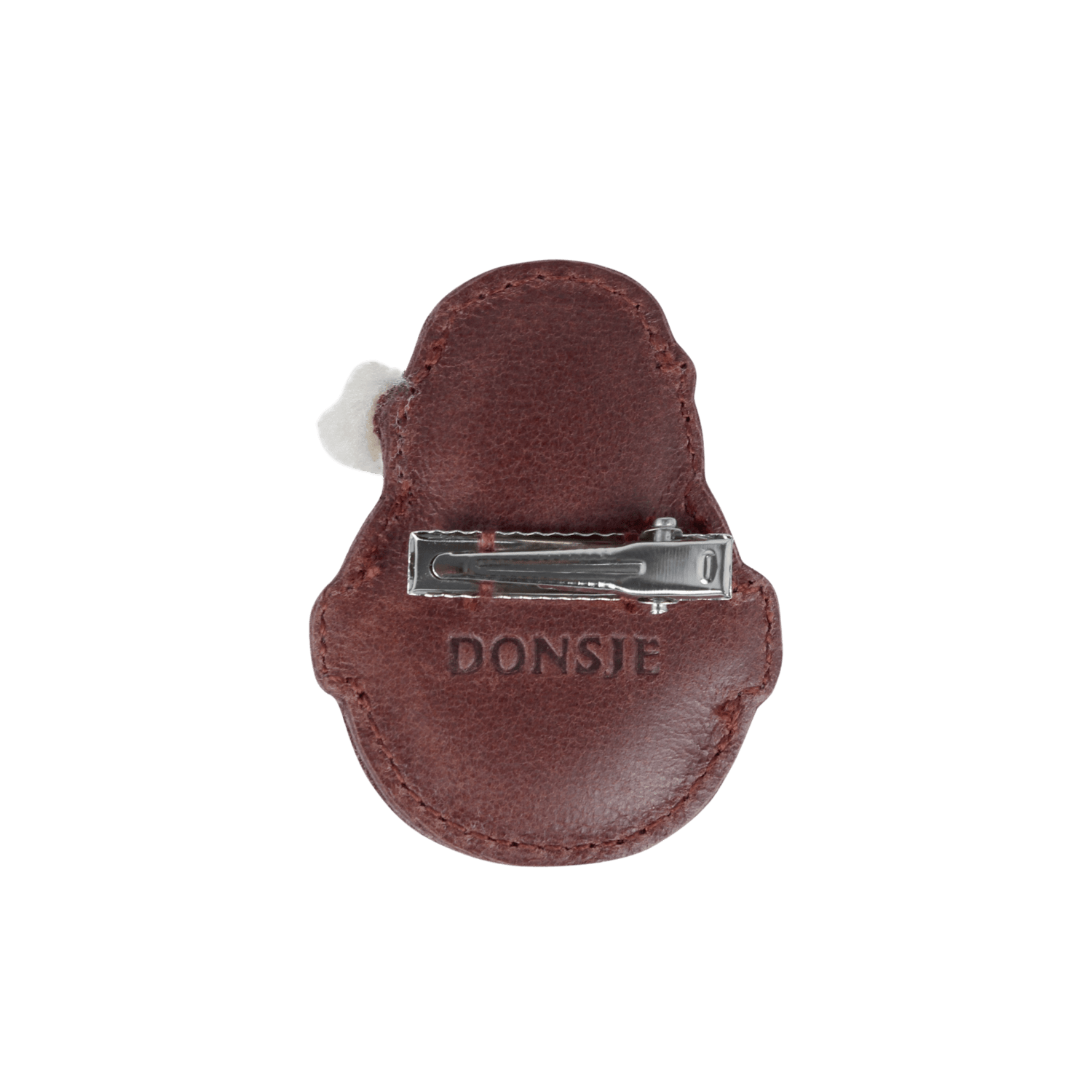 Wonda Hairclip | Santa | Burgundy Classic Leather