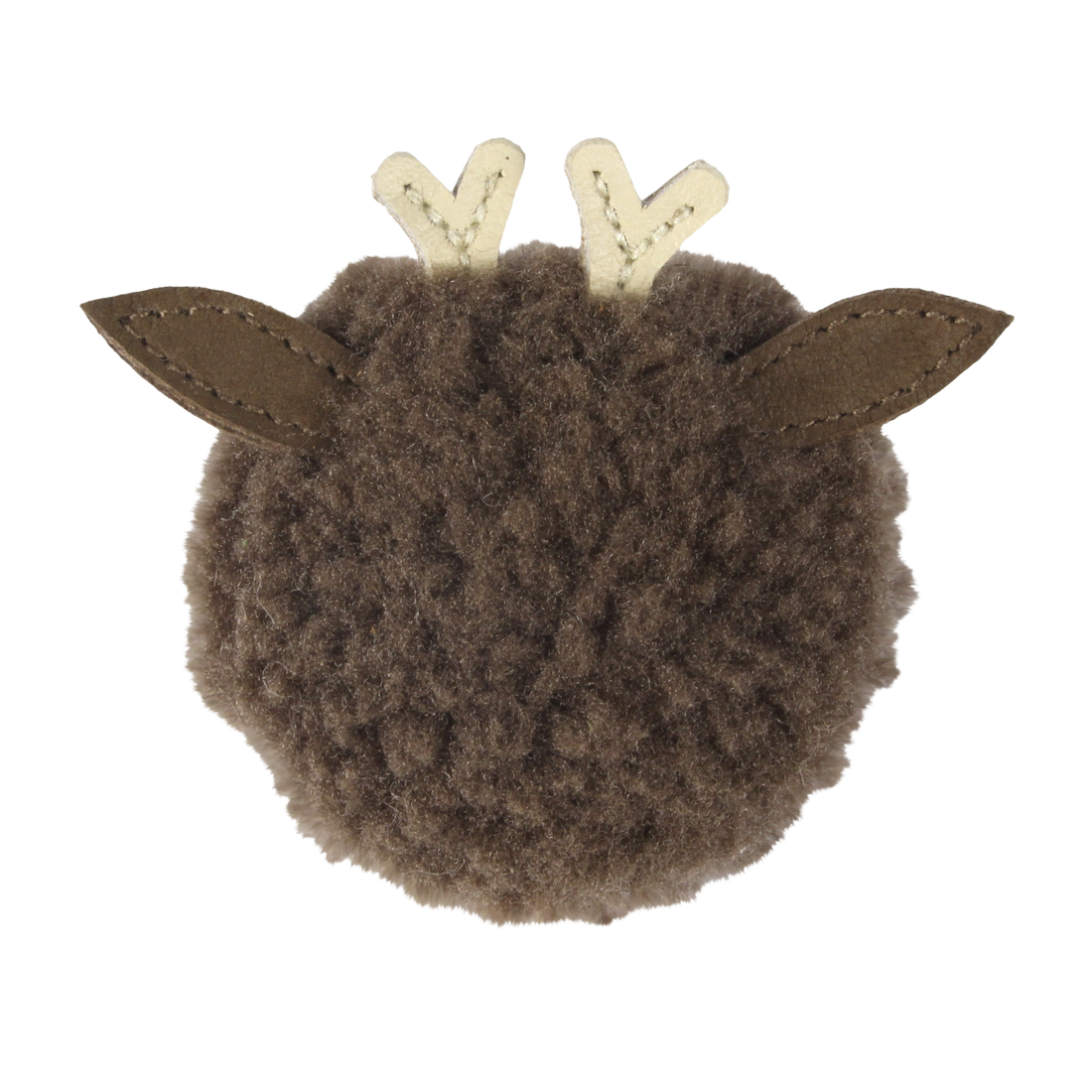 Ploto Hairclip | Stag | Hazelnut Curly Faux Fur