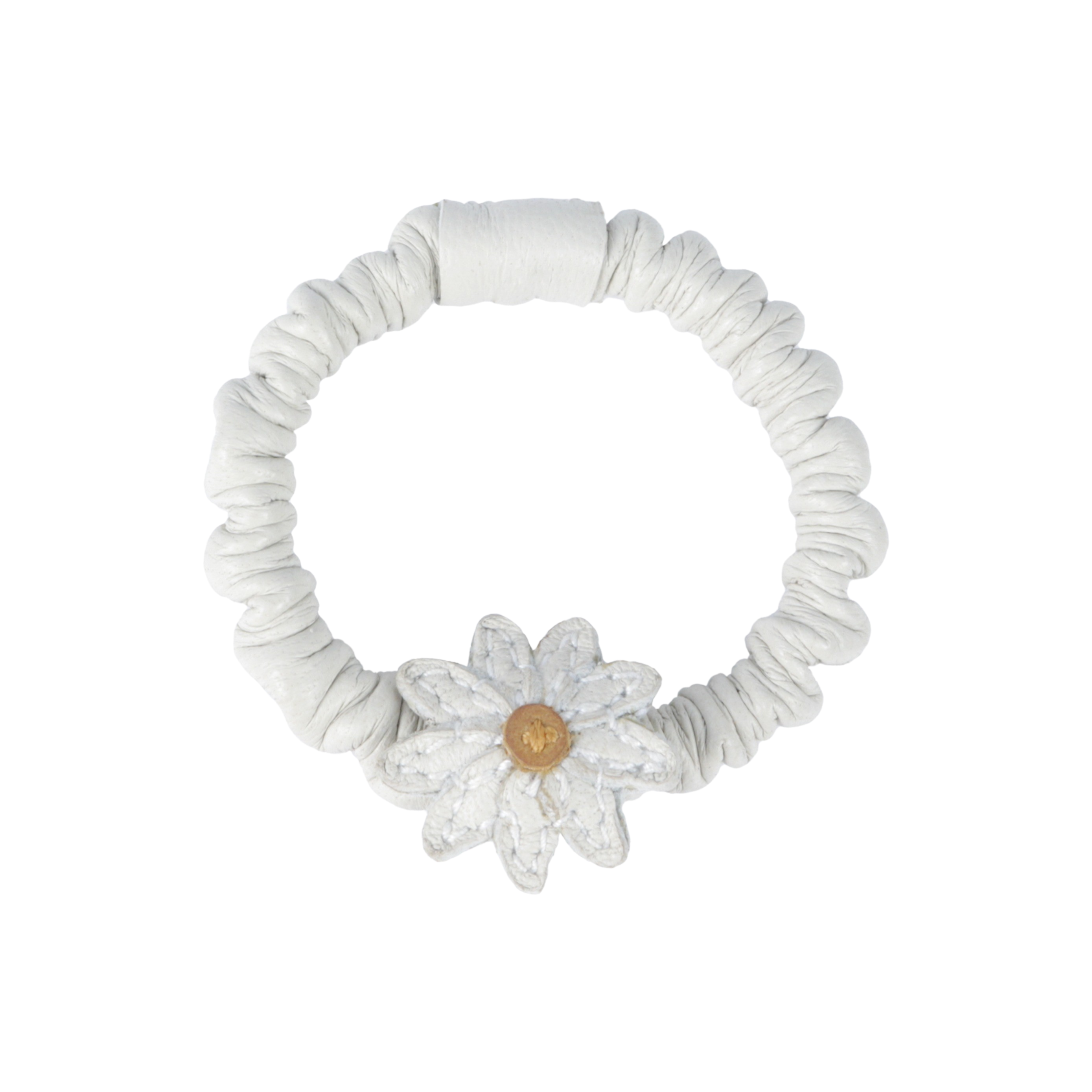 Faili Bracelet | Daisy | Off White Sheep Leather