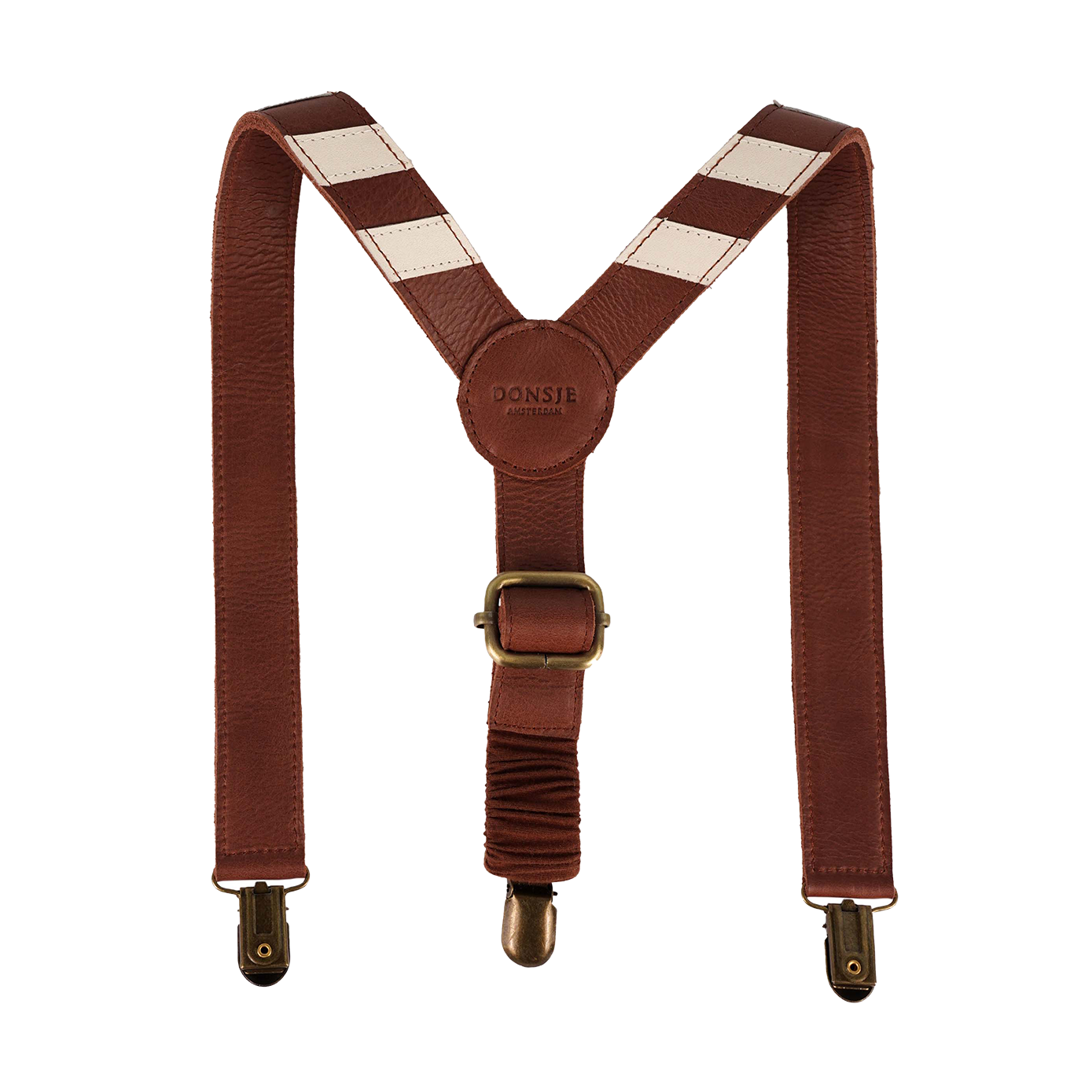 Warwik Suspenders | Burgundy Classic Leather