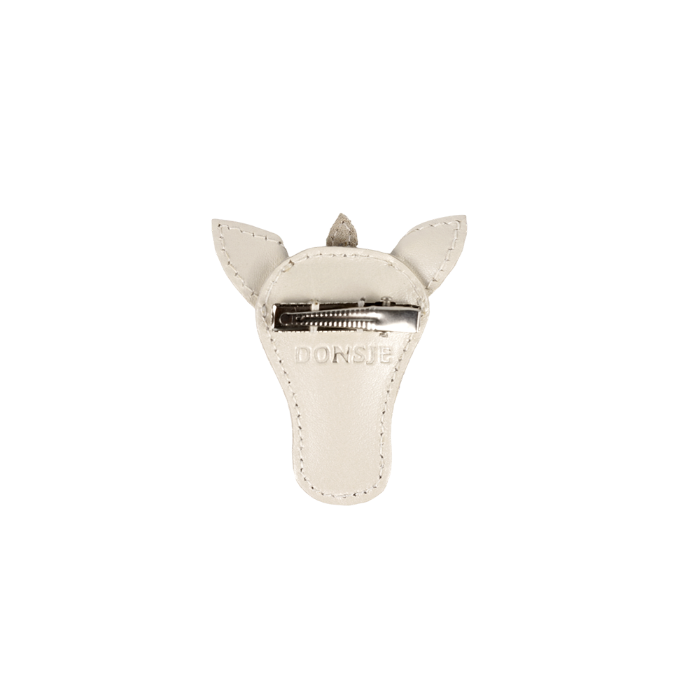Blinc Clip | Unicorn | Off White Metallic Leather