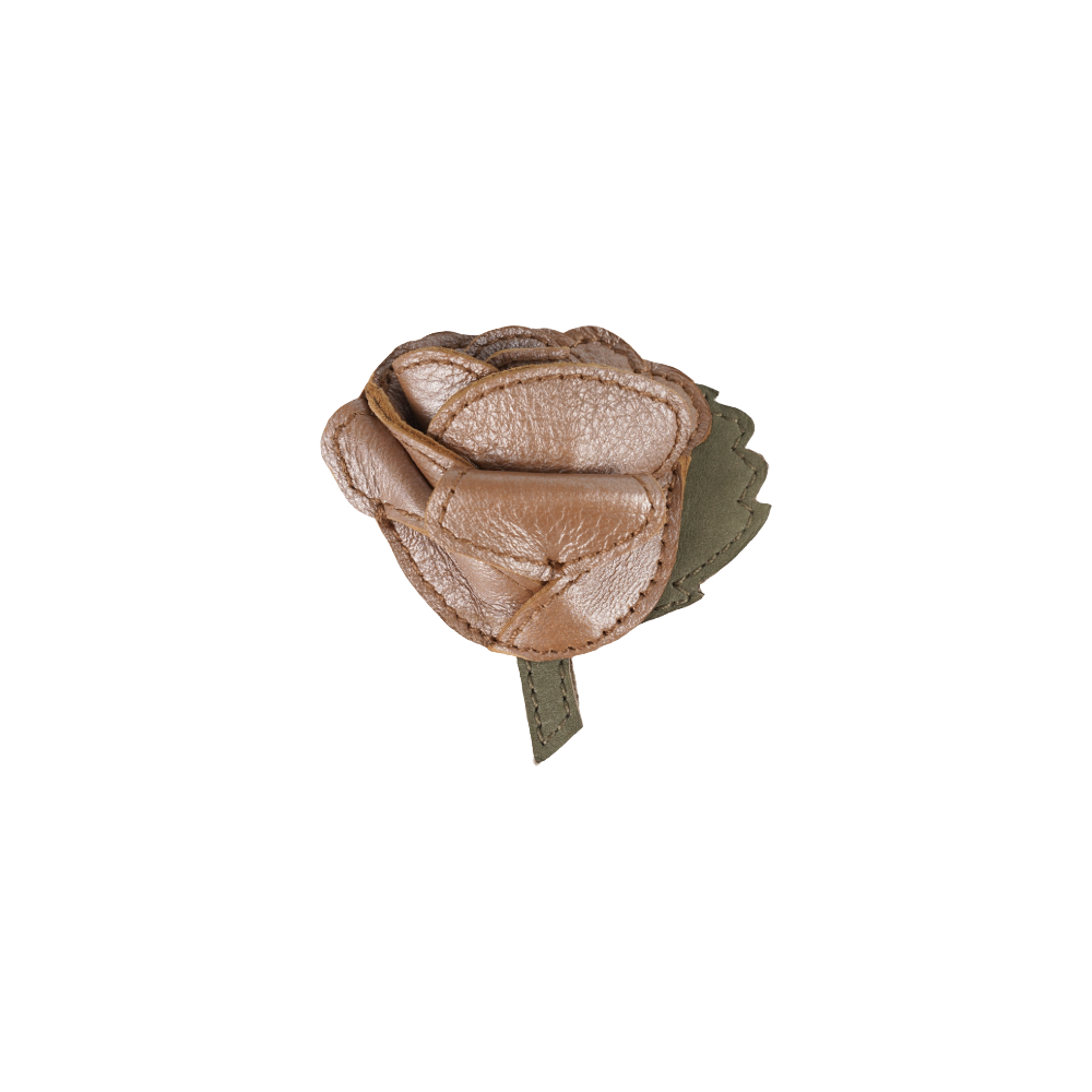 Filoe Clip | Rose | Clay Metallic Leather