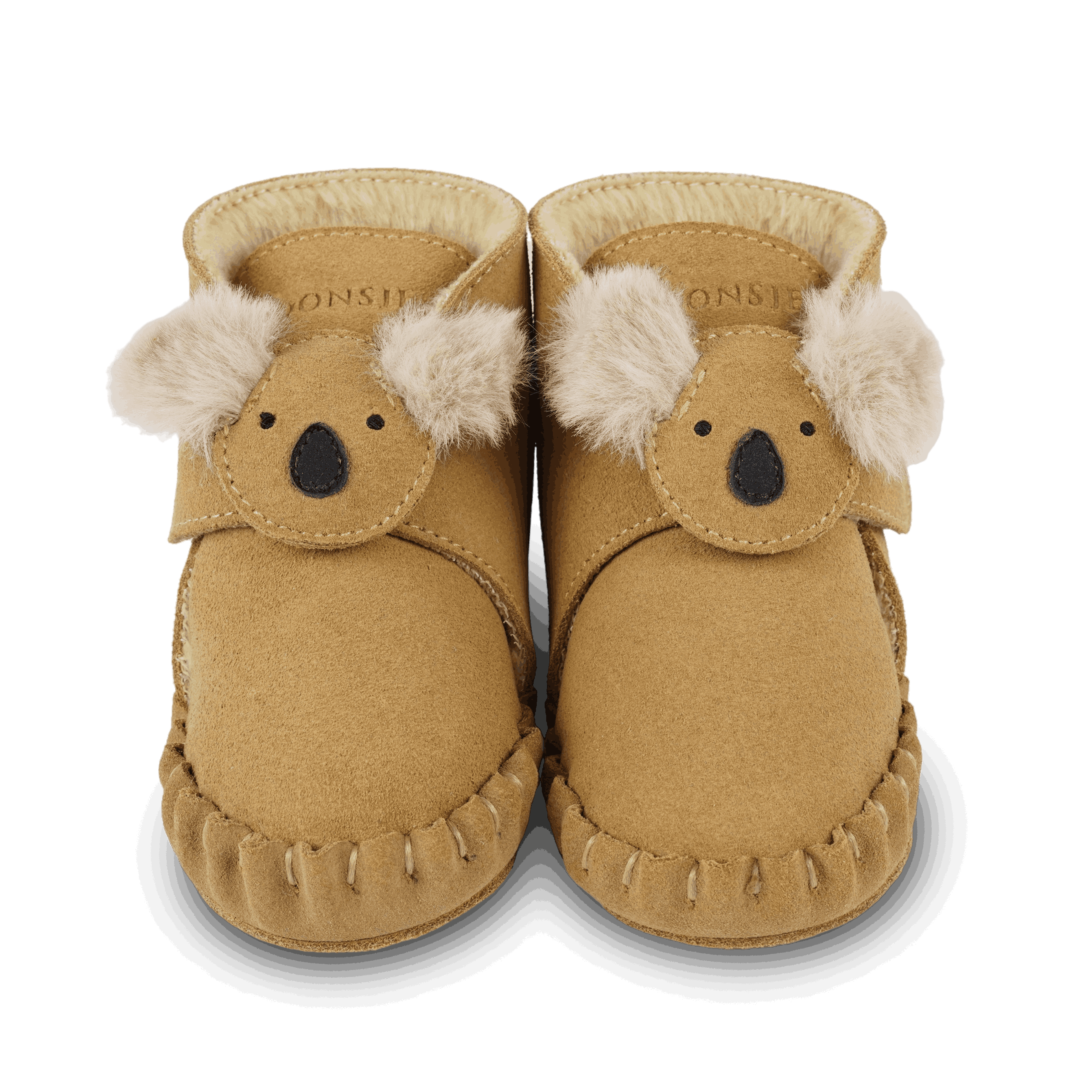 Pouty Booties | Fluffy Koala | Sand Suede