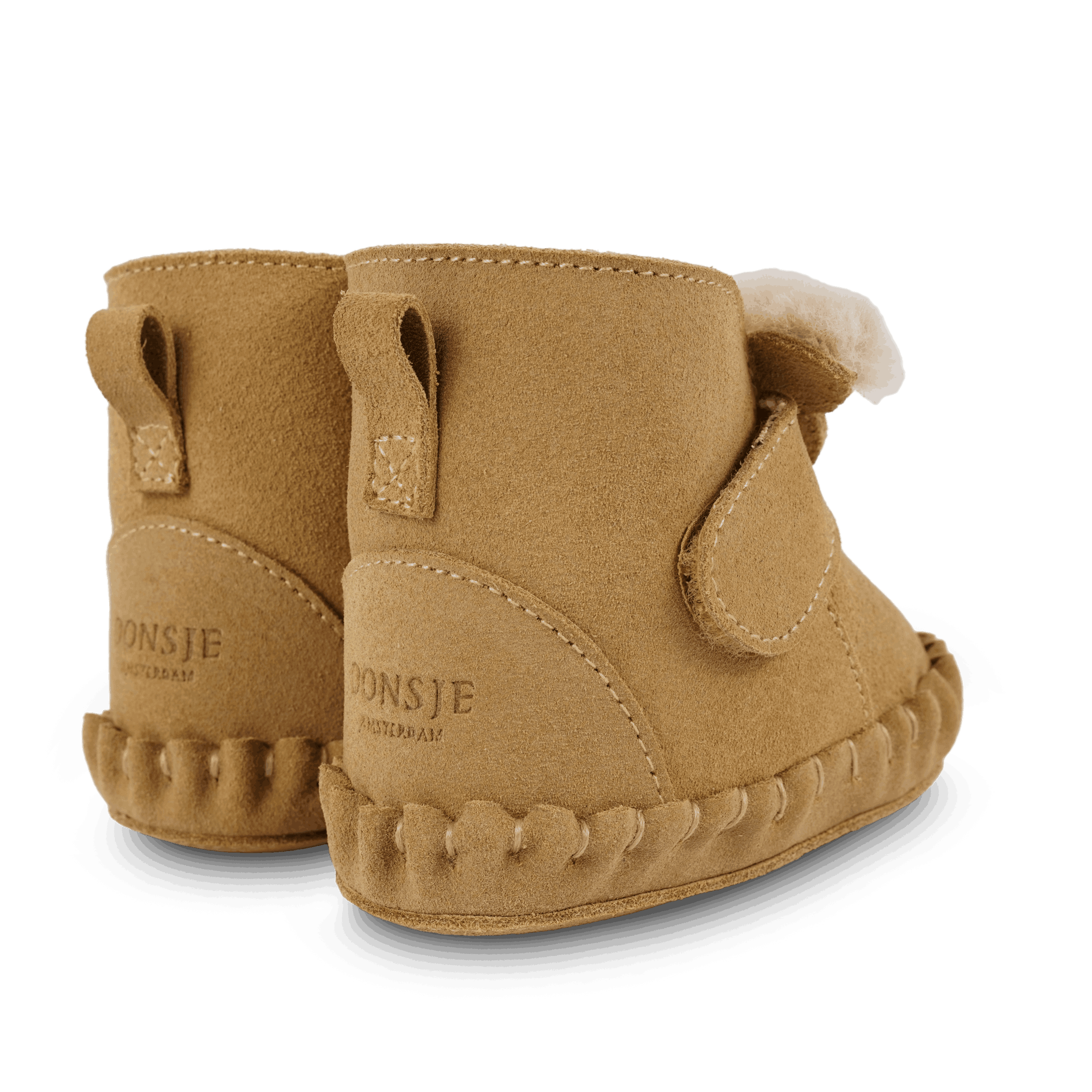 Pouty Booties | Fluffy Koala | Sand Suede