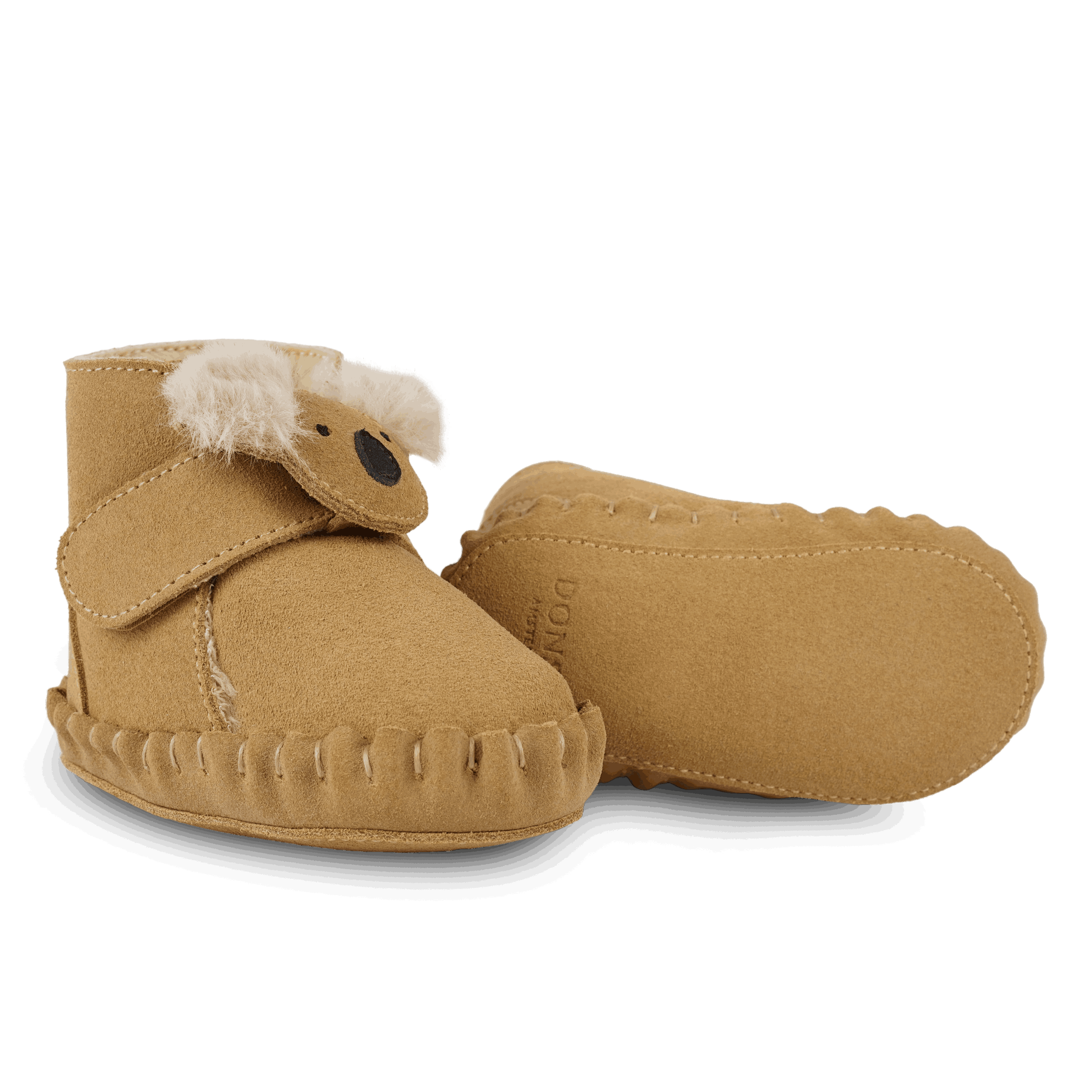 Pouty Booties | Fluffy Koala | Sand Suede