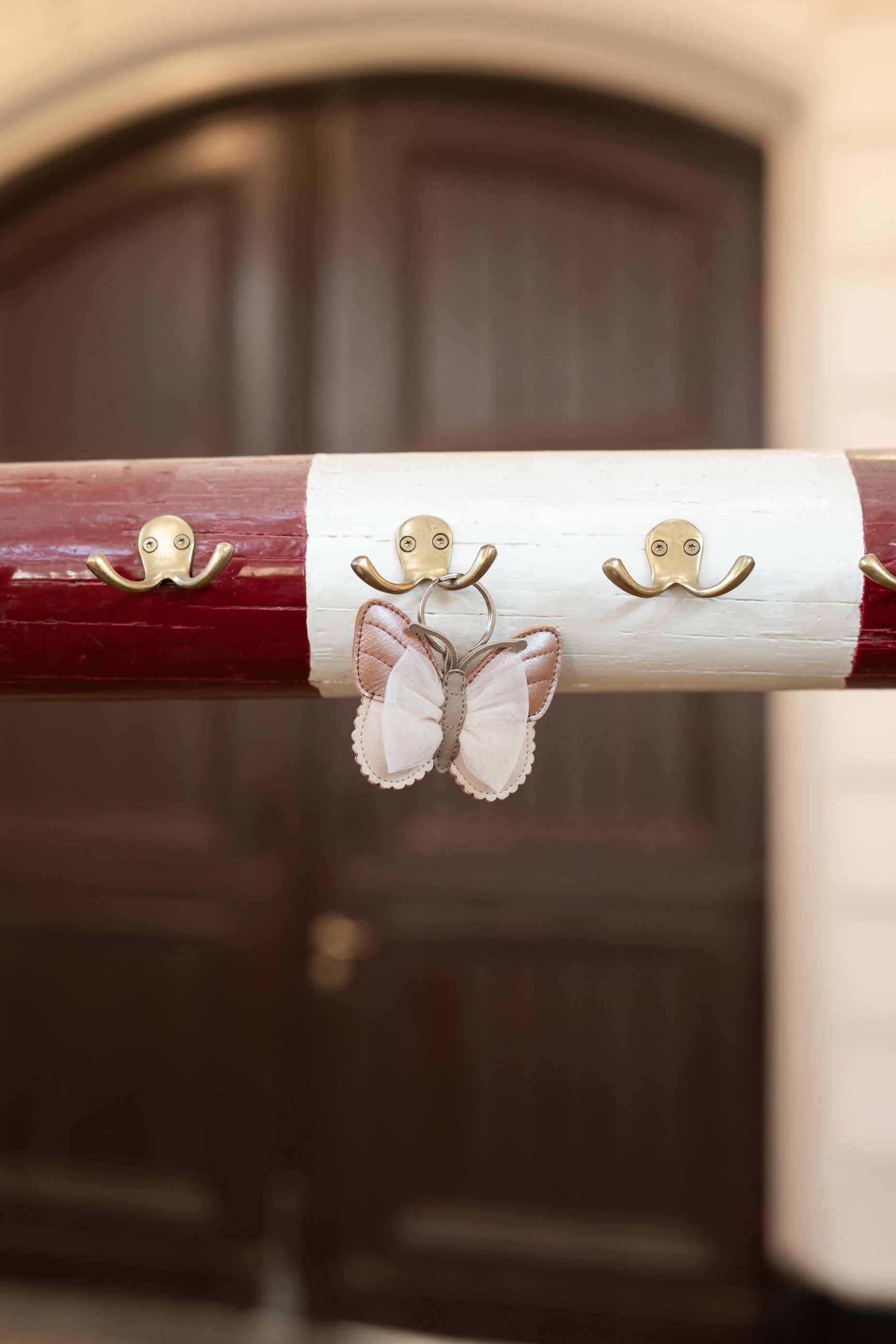 Alja Chain | Vlinder | Clay Metallic Leather