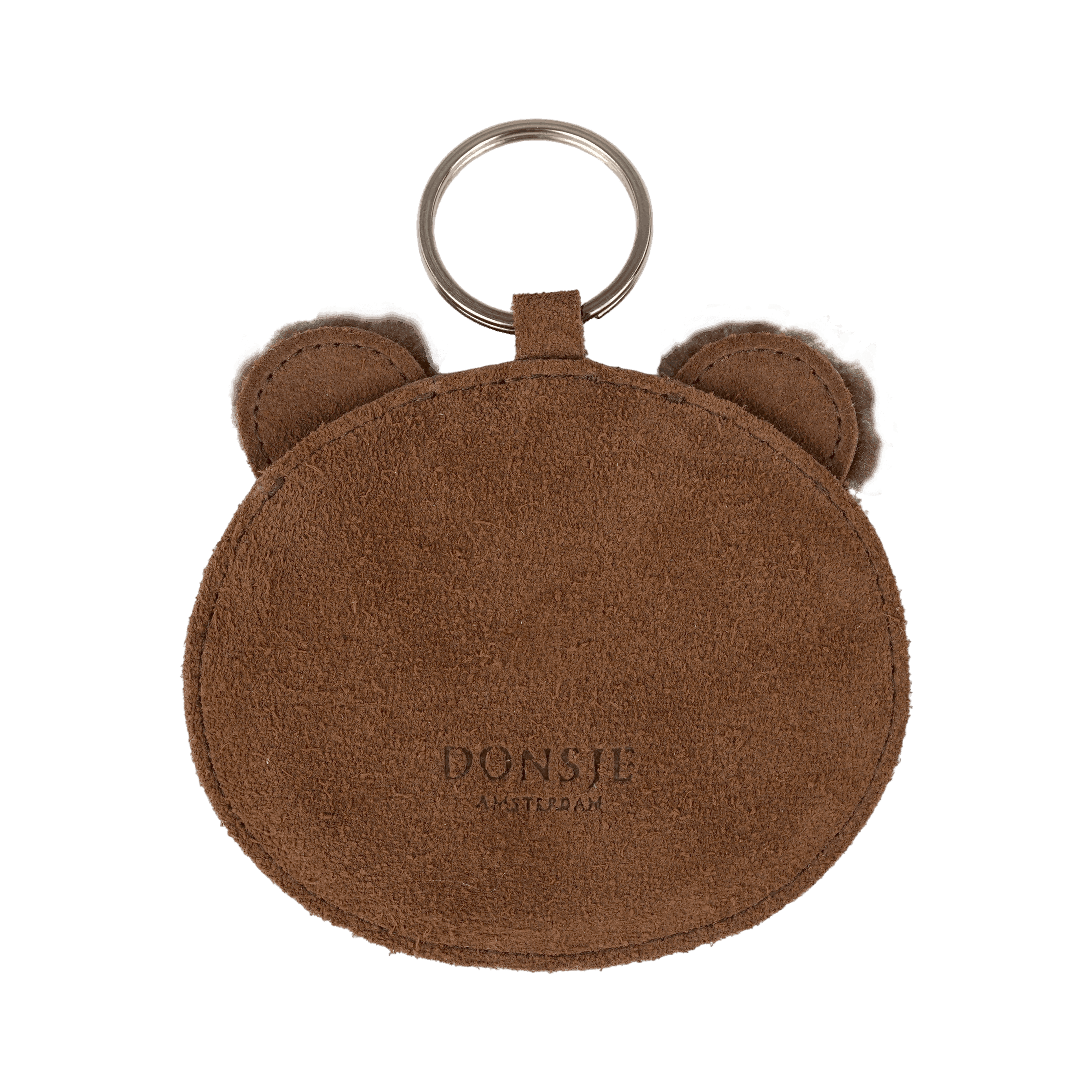 Pouty Chain | Fluffy Bear | Teddy Brown Suede