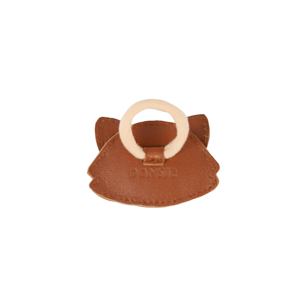 Josy Special Hair Tie | Red Panda | Maple Leather