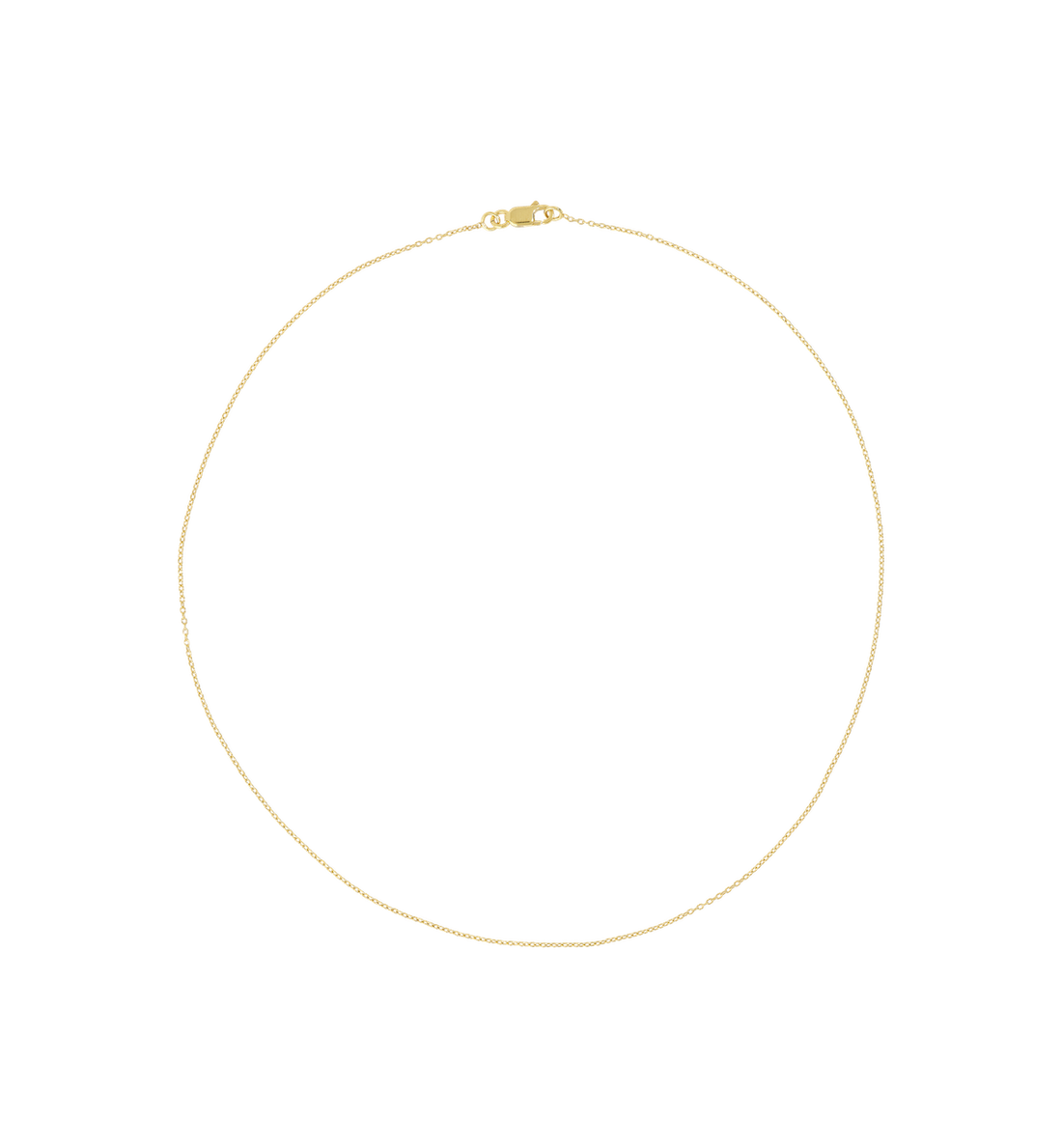 Anchor Plain Necklace | Gold Plated