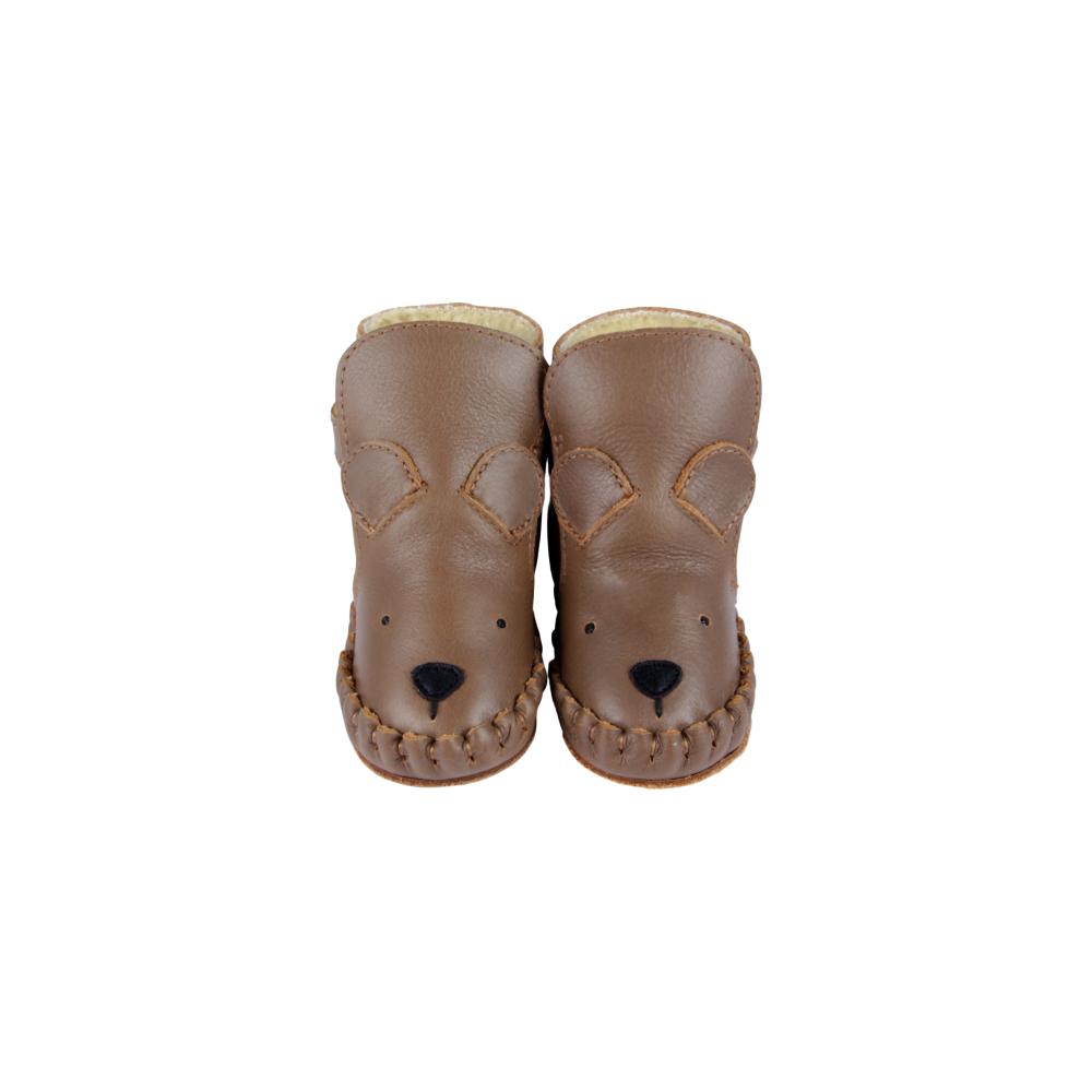 Kapi Classic Booties | Bear | Cognac Classic Leather
