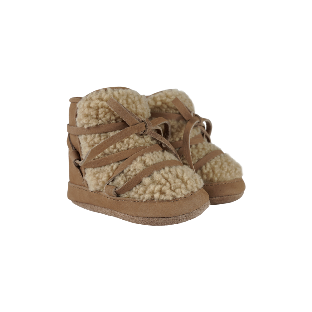 Cassi Booties | Truffle Nubuck