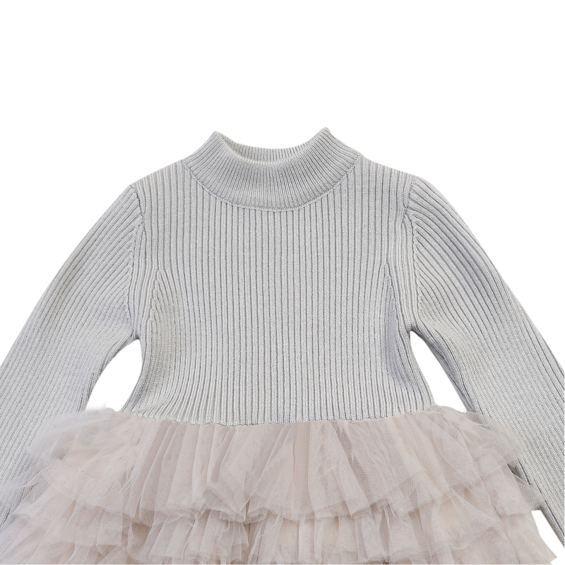 Cecilly Dress | Light Grey