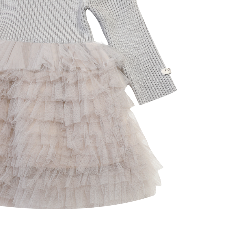 Cecilly Dress | Light Grey