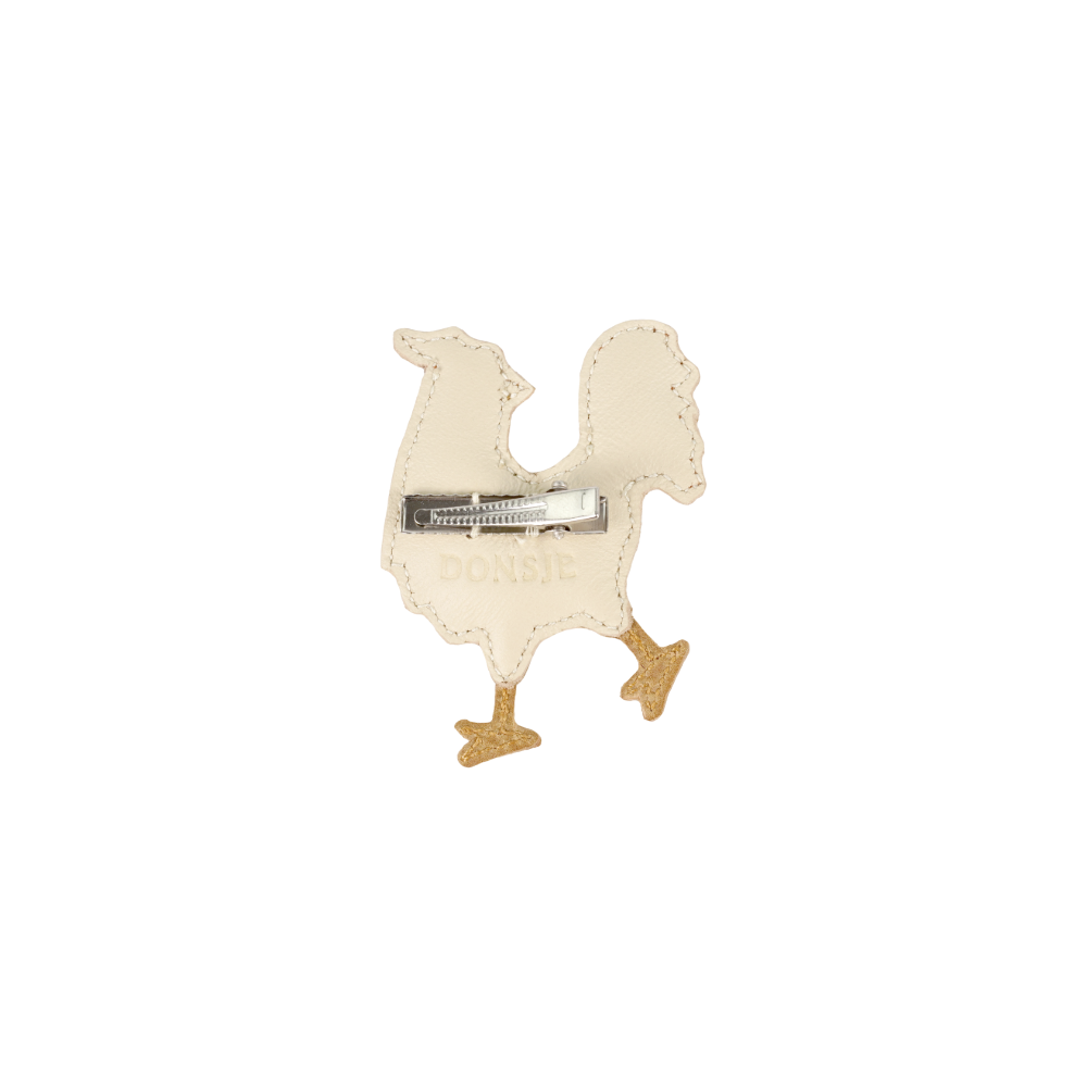 Chiem Clip | Rooster | Cream Leather
