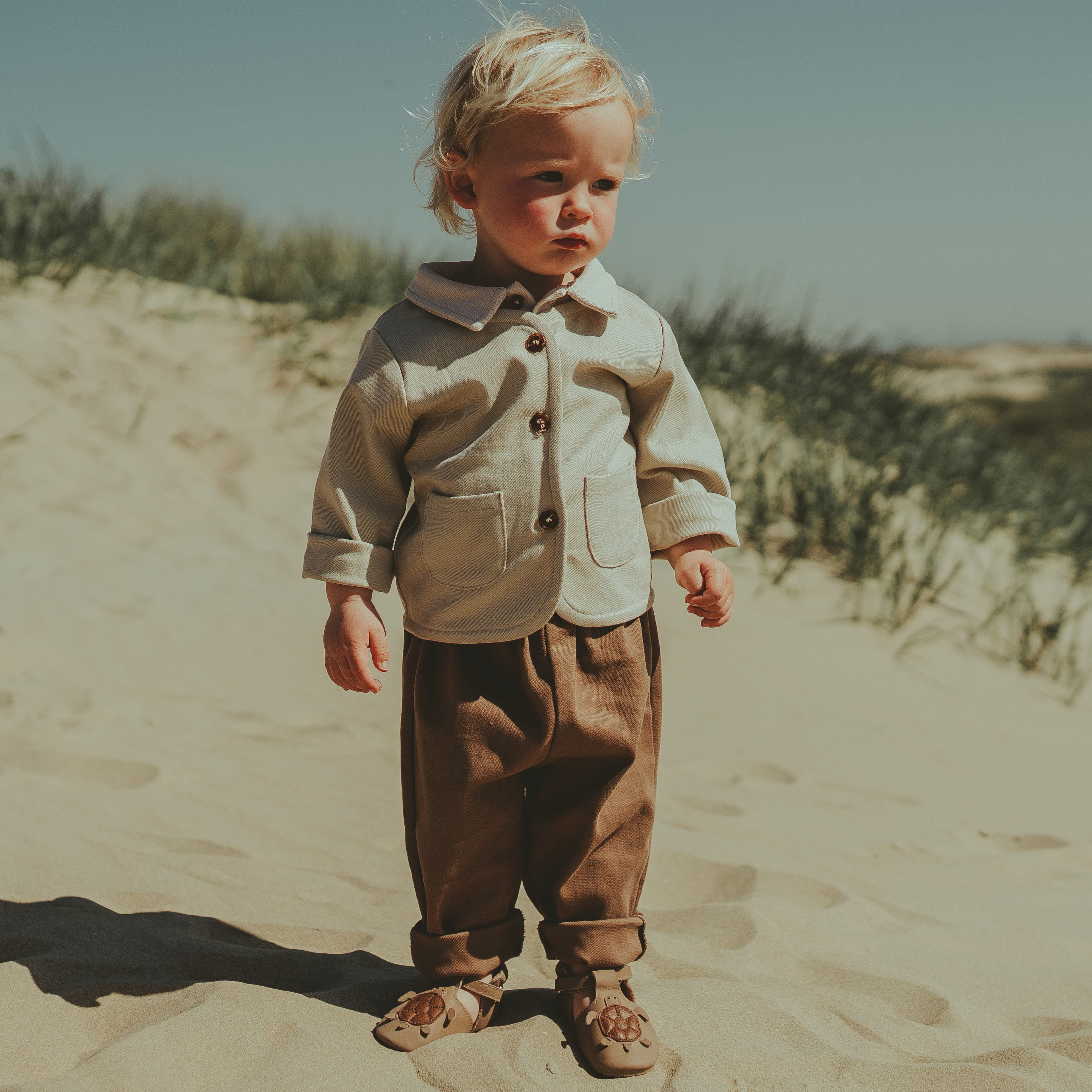 Tup Cardigan | Sand Stone