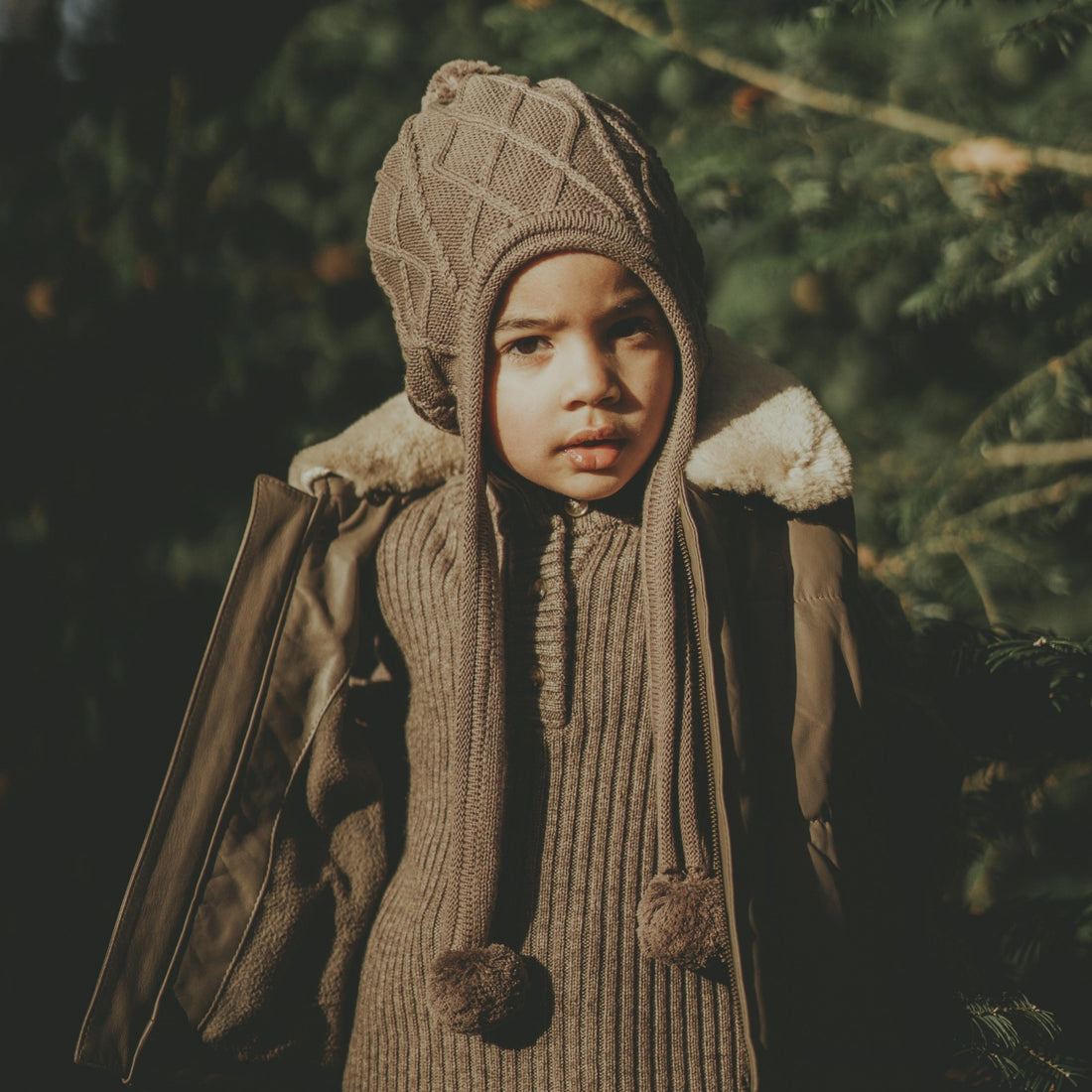 Miller Hat | Dark Taupe Melange