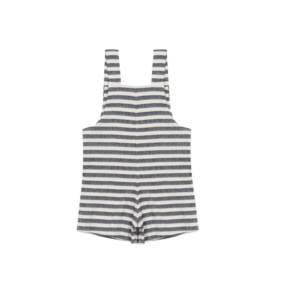 Dann Overalls | Blue Marine - White Striped