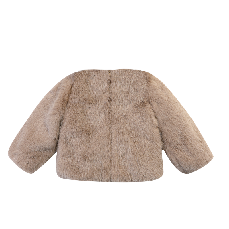 Dilia Jacket | Taupe Teddy