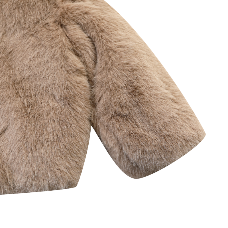 Dilia Jacket | Taupe Teddy