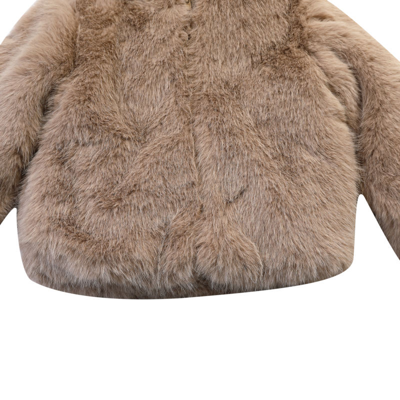 Dilia Jacket | Taupe Teddy