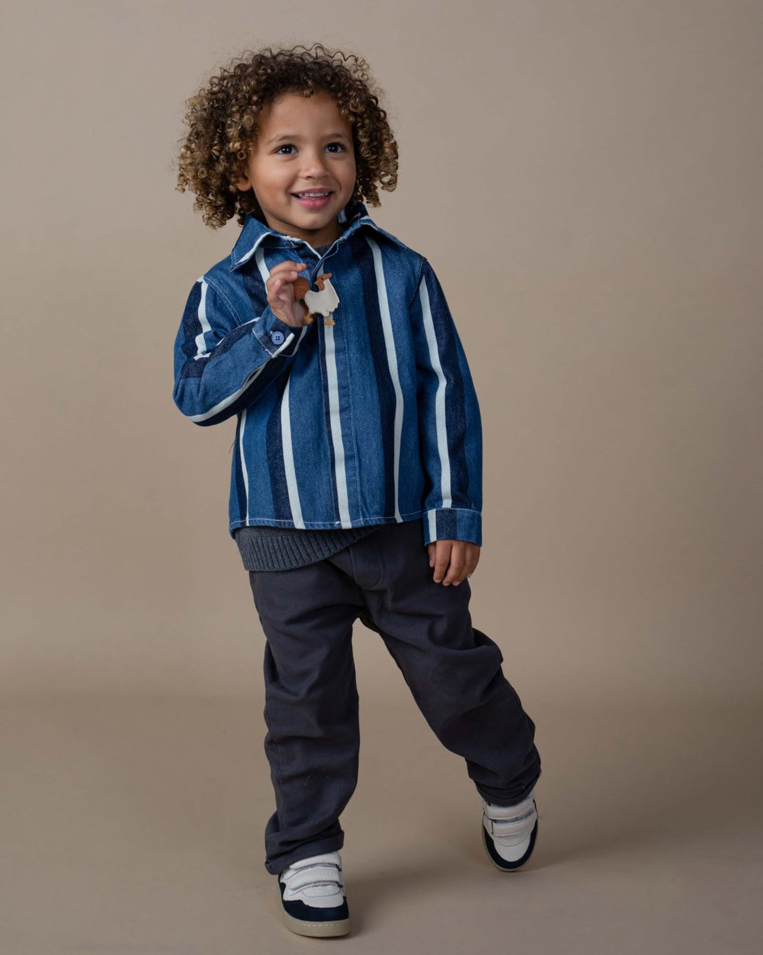 Ditmer Overshirt | Vintage Blue - White Striped