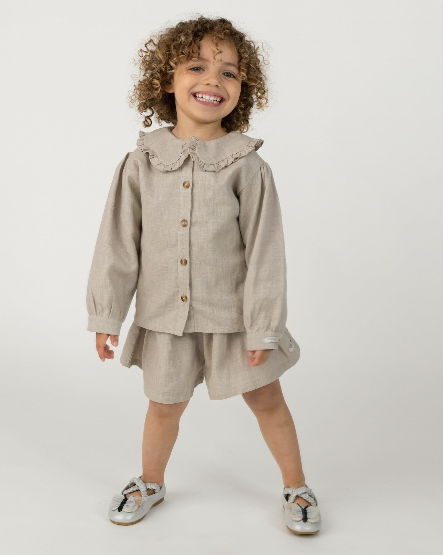 Luikje Blouse | Soft Taupe