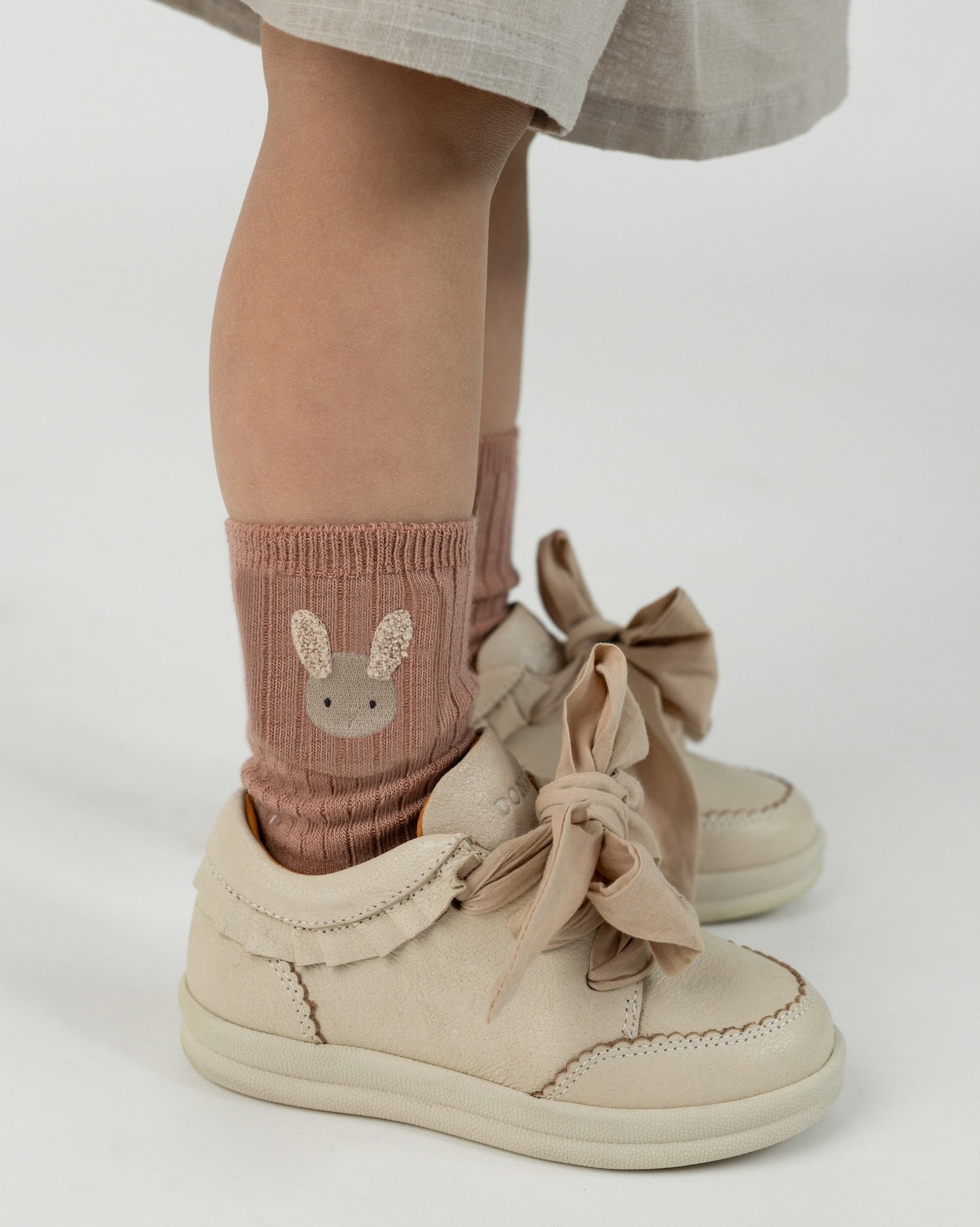 Bell Socks | Fluffy Bunny | Rose Dawn