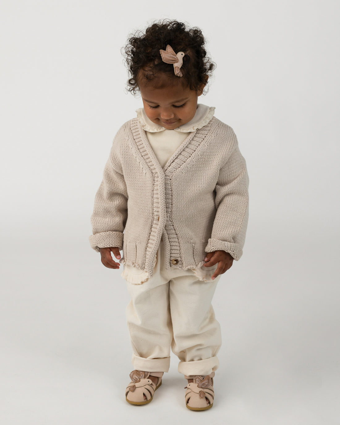 Amelot Cardigan | Soft Sand